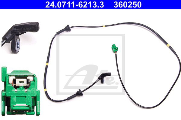 Sensor, Raddrehzahl Hinterachse rechts ATE 24.0711-6213.3 von ATE