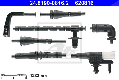 Ate Warnkontakt, Bremsbelagverschleiß [Hersteller-Nr. 24.8190-0816.2] für Land Rover von ATE