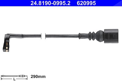 Ate Warnkontakt, Bremsbelagverschleiß [Hersteller-Nr. 24.8190-0995.2] für VW von ATE