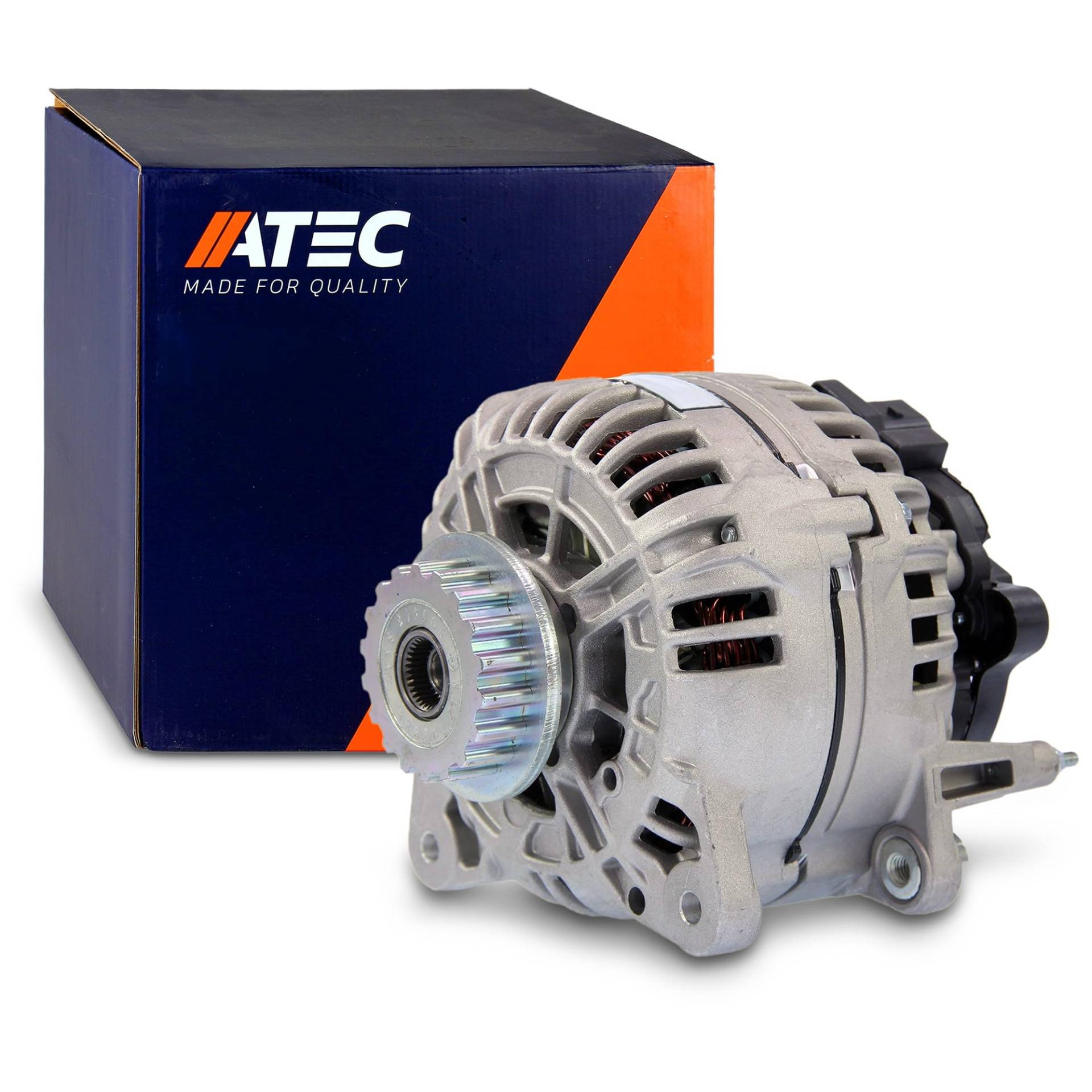 ATEC GERMANY 1x Lichtmaschine 12V 180A Kompatibel mit VW MULTIVAN T5, TOUAREG, TRANSPORTER T5 von ATEC Germany