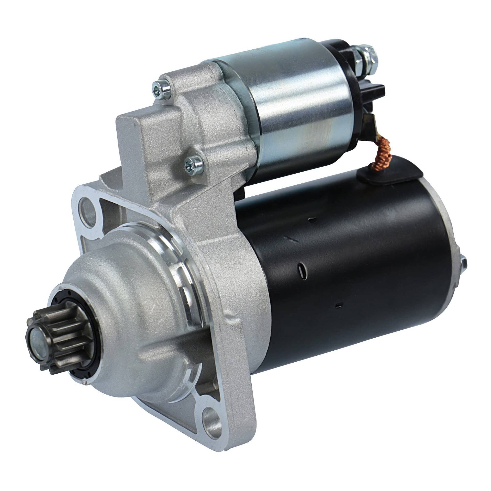 ATEC Germany Anlasser 12V 1, 1 kW Starter Kompatibel mit A udi A3 (8L1), TT, FORD GALAXY Mk1 SEAT ALHAMBRA, CORDOBA, IBIZA, LEON, TOLEDO, SKODA OCTAVIA 1, VW BORA, GOLF 4, NEW BEETLE, SHARAN von ATEC Germany