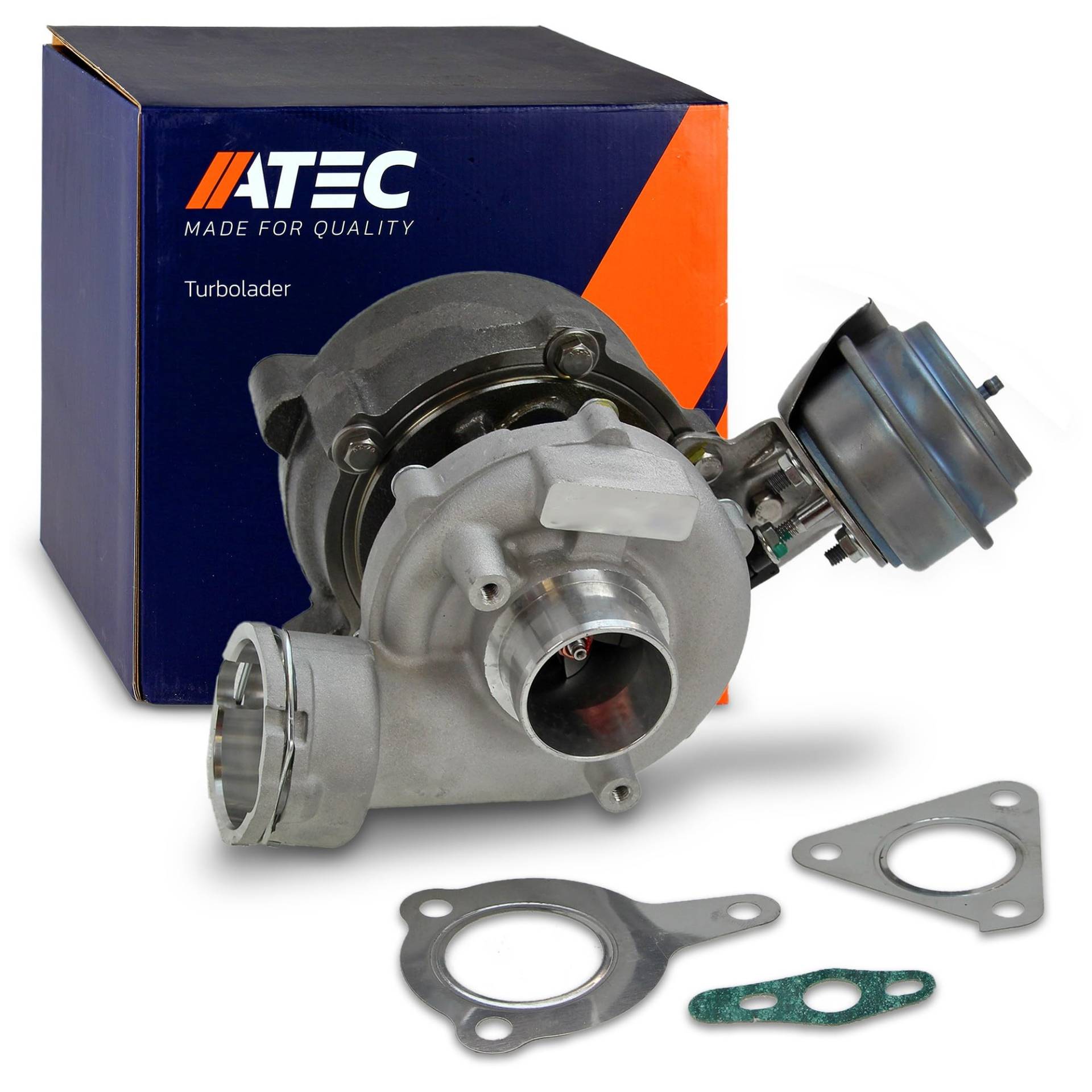 ATEC Germany 1x Turbolader inkl. Unterdruckdose, Kompatibel mit A udi A4 B6, A4 B7, A6 C5, A6 C6, SKODA SUPERB I (3U4), VW PASSAT B5.5 (3B3), PASSAT B5.5 Variant (3B6) von ATEC Germany