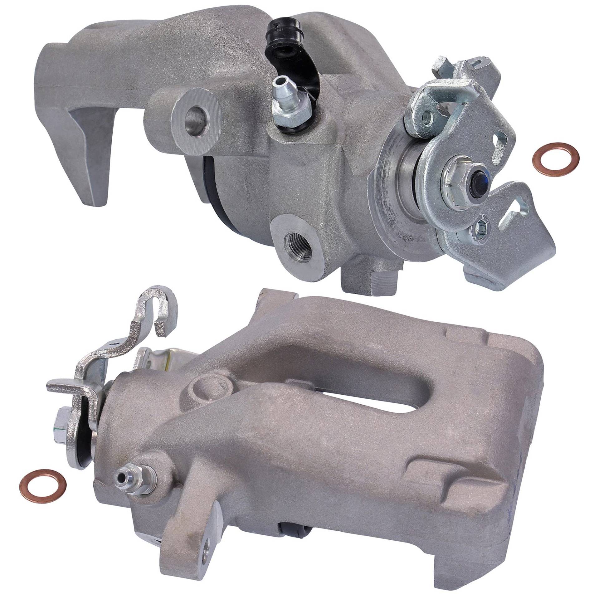 ATEC Germany 2x Bremssattel hinten links und rechts Bremszange Faustsattel, Kompatibel mit CITROËN C4 Coupe (LA_), C4 I (LC_) PEUGEOT 307 (3A/C) (3E) (3B) (3H) von ATEC Germany