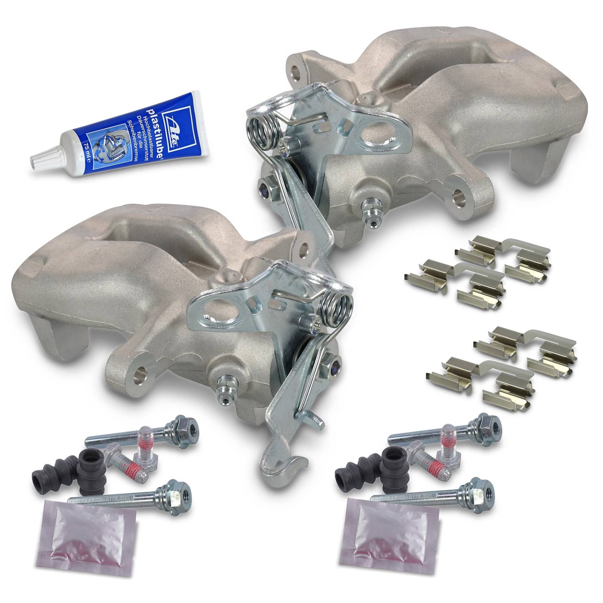 ATEC Germany 2x Bremssattel hinten links und rechts Bremszange ohne Halter Faustsattel, Kompatibel mit A udi A3 (8P1), A3 Sportback (8PA), TT (8J3), TT Roadster (8J9), SEAT ALTEA (5P1)(5P5, 5P8), TOL von ATEC Germany