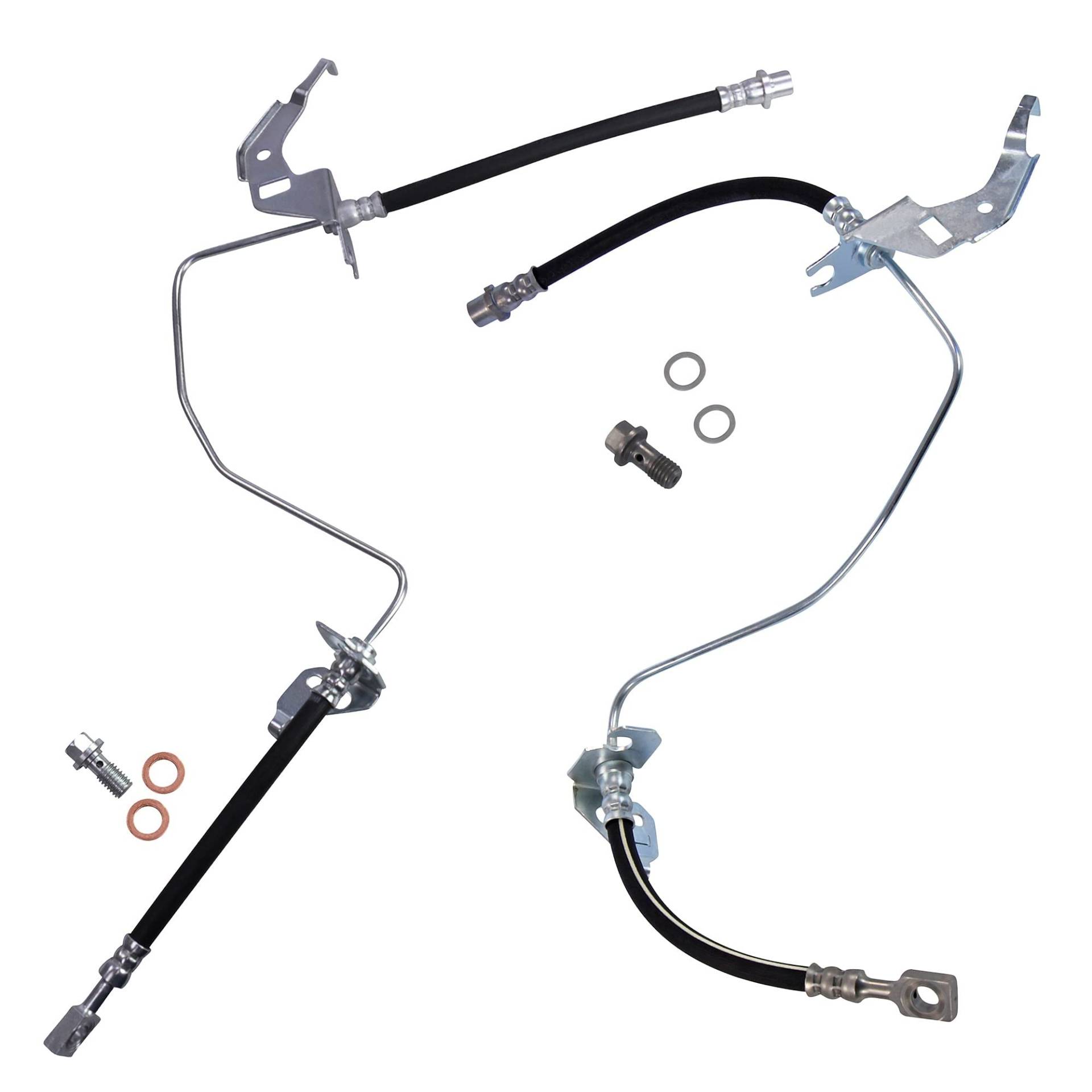 ATEC Germany 2x Bremsschlauch hinten Kompatibel mit OPEL ASTRA H (A04), COMBO, ZAFIRA B (A05), ASTRA G (T98) (F70), MERIVA A (X03), ZAFIRA A (T98), MERIVA B (S10) von ATEC Germany