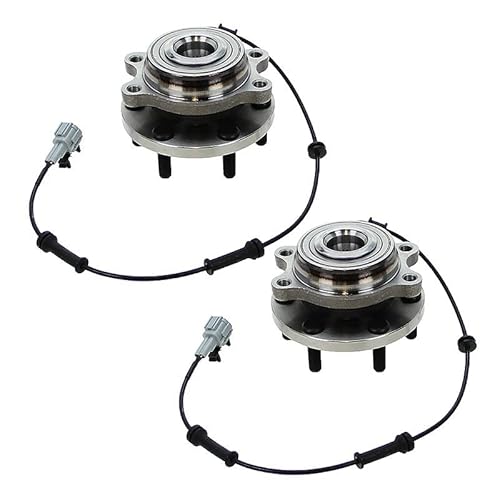 ATEC Germany 2x Radnabe vorne Radlagersatz mit ABS-Sensor, Kompatibel mit NISSAN NP300 NAVARA (D40),NP300 NAVARA Pritsche (D40),PATHFINDER III (R51) von ATEC Germany