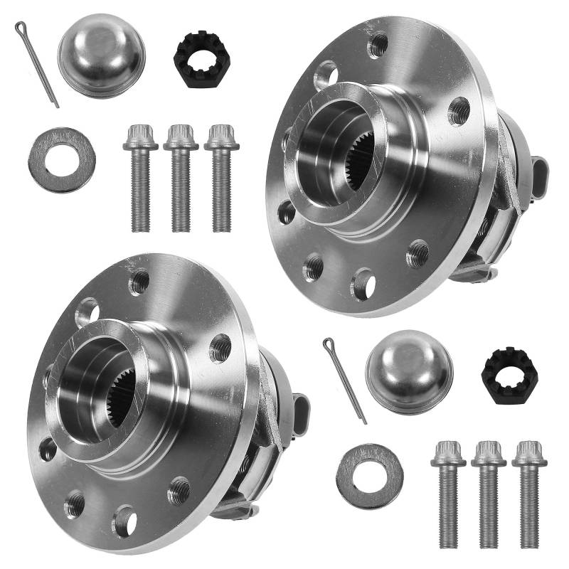 ATEC Germany 2x Radnabe vorne Radlagersatz mit ABS-Sensor, Kompatibel mit OPEL ASTRA G (T98) (F70),ZAFIRA A (T98) von ATEC Germany