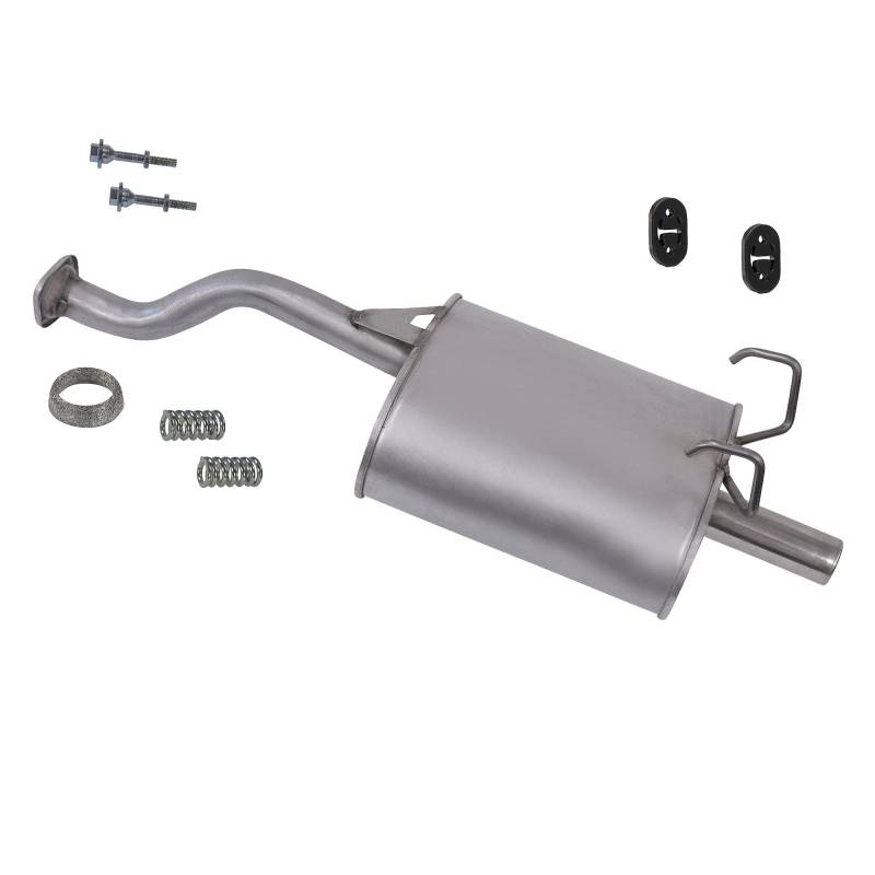 ATEC Germany Auspuff Schalldämpfer Set 1x Endschalldämpfer, mit Montagematerial Kompatibel mit HONDA CIVIC VI Hatchback (EJ, EK) von ATEC Germany