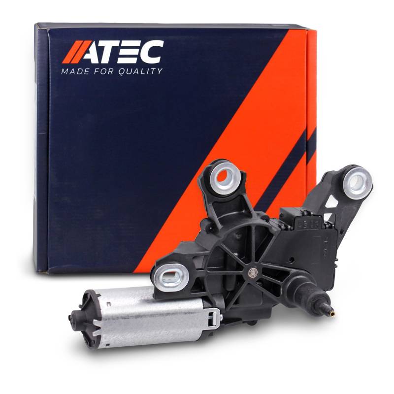 ATEC Germany Scheibenwischermotor 12v hinten, Heckscheibenwischermotor Kompatibel mit A udi A3 (8P1),A3 Sportback (8PA),A4 B6 Avant (8E5),A4 B7 Avant (8ED),Q5 (8RB),Q7 (4LB) von ATEC Germany