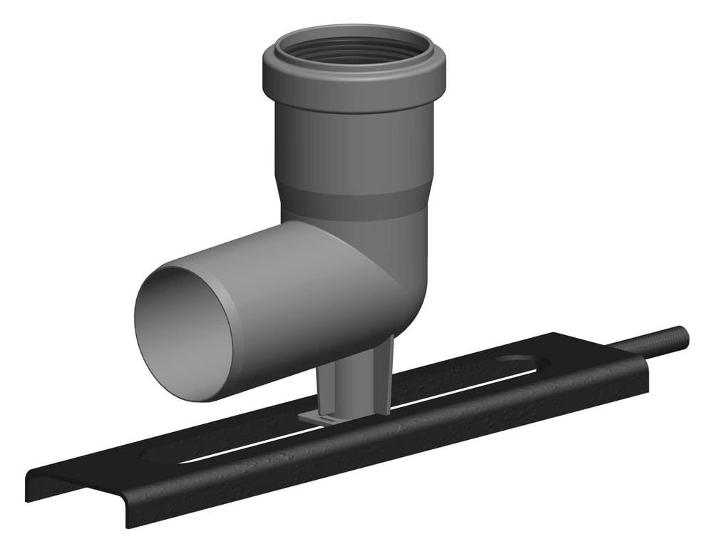 ATEC Abgas Schachteinführung mit Auflager DN 60 Abgasrohr von ATEC