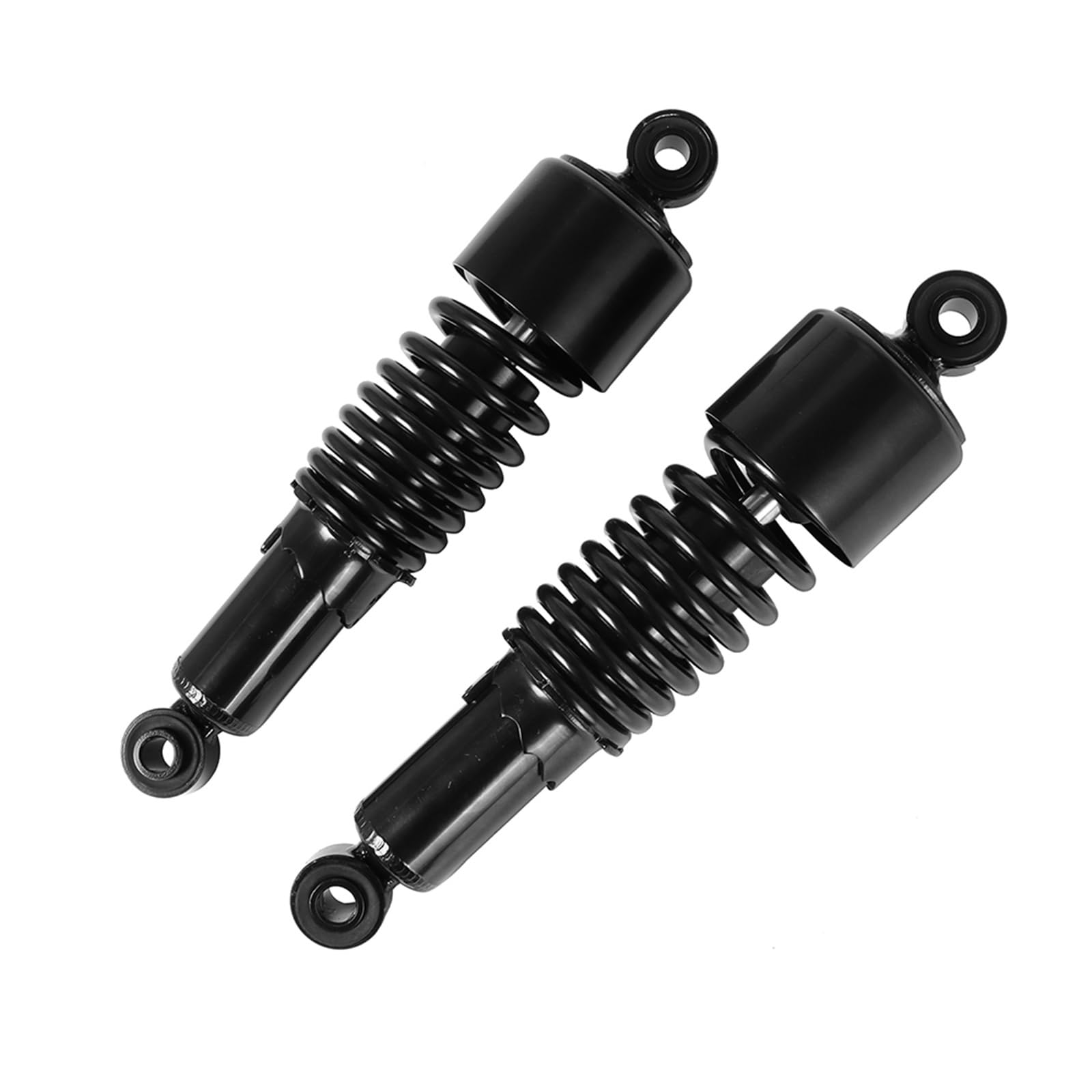 Dämpfer Lenkungsstabilisator 1 Paar Chrom/Schwarz Für Harley Für Sportster Für Touring Hinten Stoßdämpfer Motorrad 10.5 "267mm Einstellbare Suspension Schocks Frühling Lenkungsdämpfer Motorräder Assy( von ATGQBCF