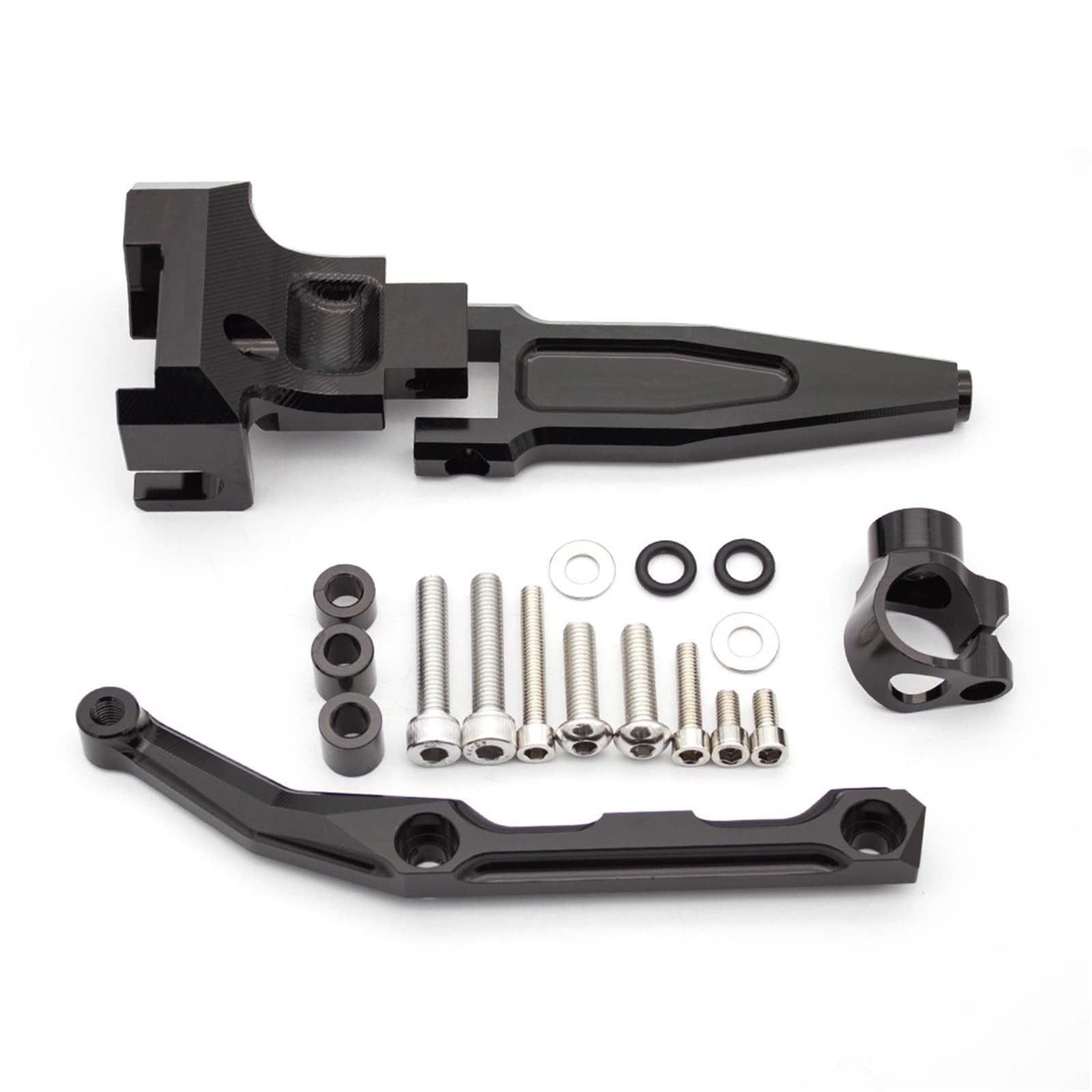 Dämpfer Lenkungsstabilisator Aluminium Motorrad Dämpfer Lenkung Stabilisieren Halterung Montage Kit Für FJ-09/MT-09 Tracer 2016-2020 Lenkungsdämpfer Motorräder Assy(C1) von ATGQBCF