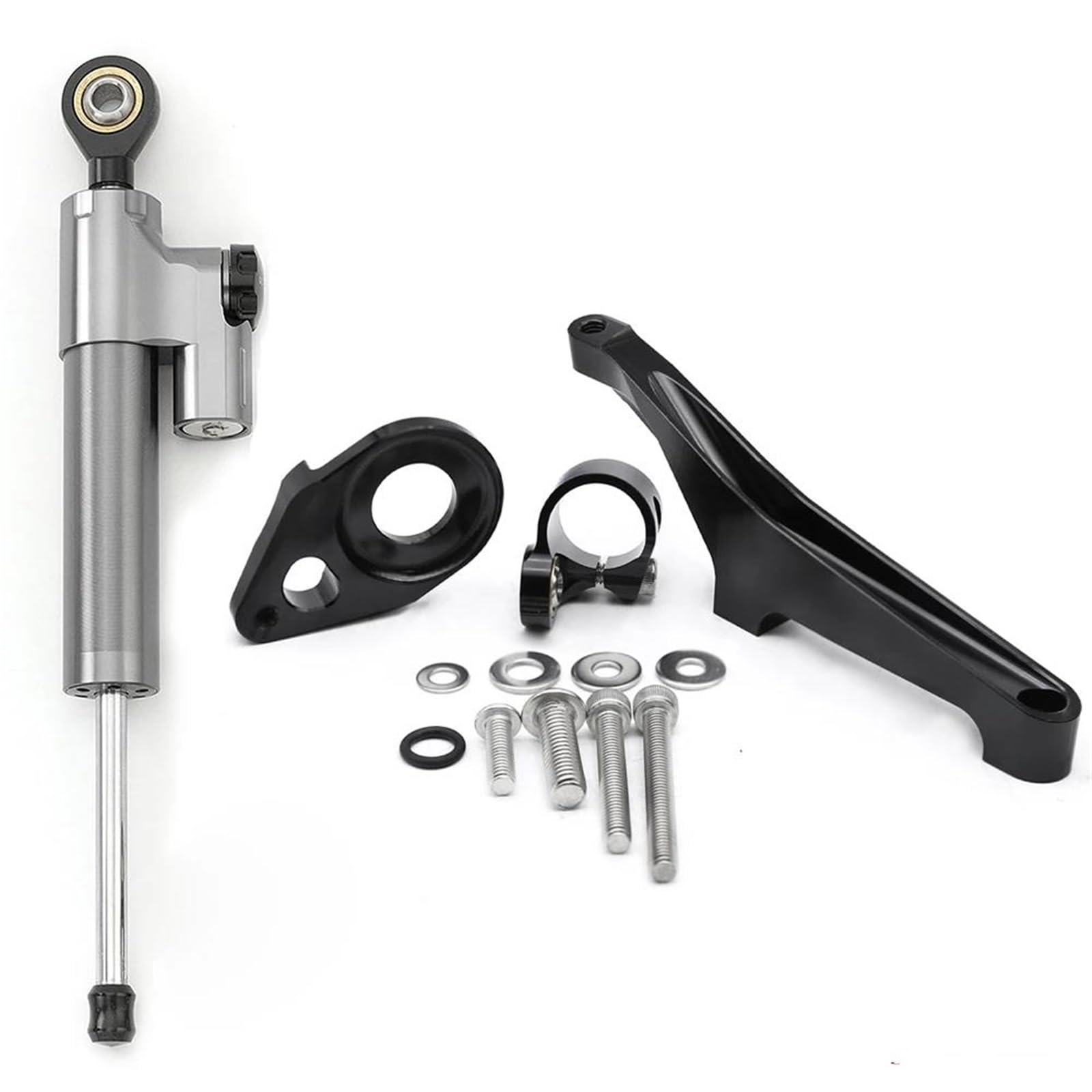 Dämpfer Lenkungsstabilisator Aluminium Motorrad Einstellbare Lenkung Dämpfer Stabilisator Halterung Montage Unterstützung Kit Halter Für Suzuki Für SV650 2016-2022 CNC Lenkungsdämpfer Motorräder Assy( von ATGQBCF