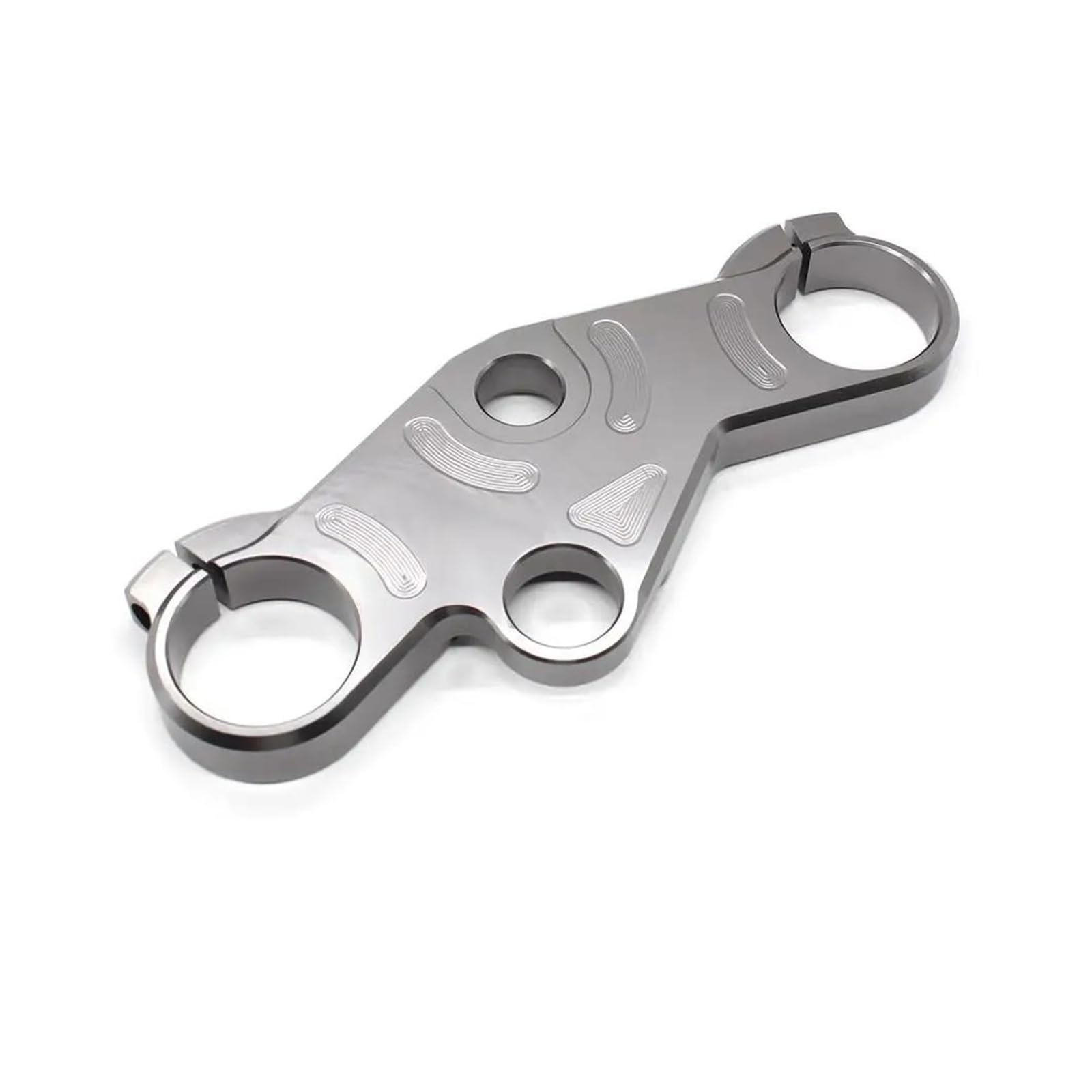 Dämpfer Lenkungsstabilisator Aluminium Motorrad Gabel Tieferlegungs Gabelbrücke Ober Top Clamp Für Suzuki Für GSXR 600 750 2001-2003 Für GSXR 1000 2001-2002 Lenkungsdämpfer Motorräder Assy(Gray) von ATGQBCF