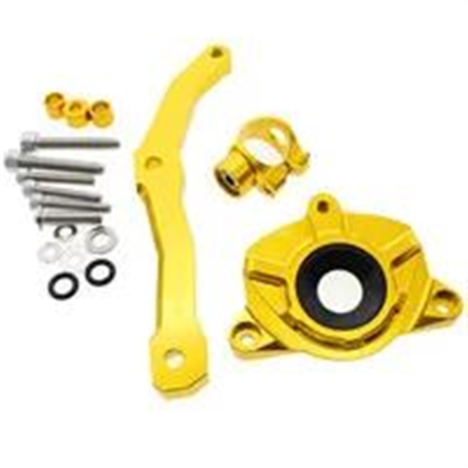 Dämpfer Lenkungsstabilisator Aluminium Motorrad Lenkung Dämpfer Stabilisator Halterung Montage Unterstützung Kit Halter Für Kawasaki Für Z1000 2010-13 CNC Lenkungsdämpfer Motorräder Assy(Gold) von ATGQBCF