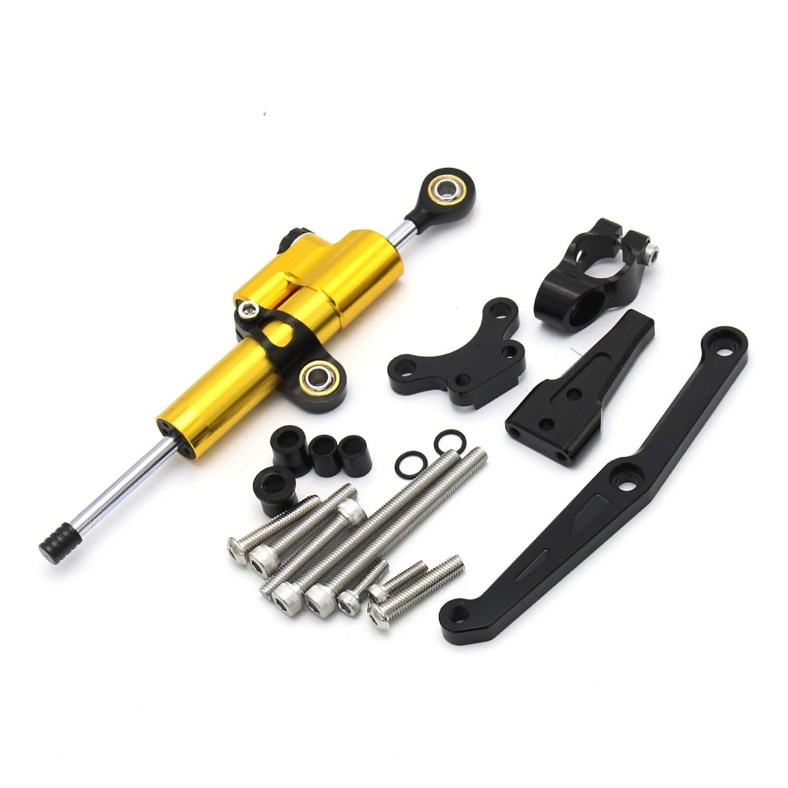 Dämpfer Lenkungsstabilisator Aluminiumlegierung Motorrad Lenkstabilisator Stoßdämpfer Halterung Kit Für CB650R 2018-2021 Für CB 650R 2019 2020 Lenkungsdämpfer Motorräder Assy(Type-C) von ATGQBCF