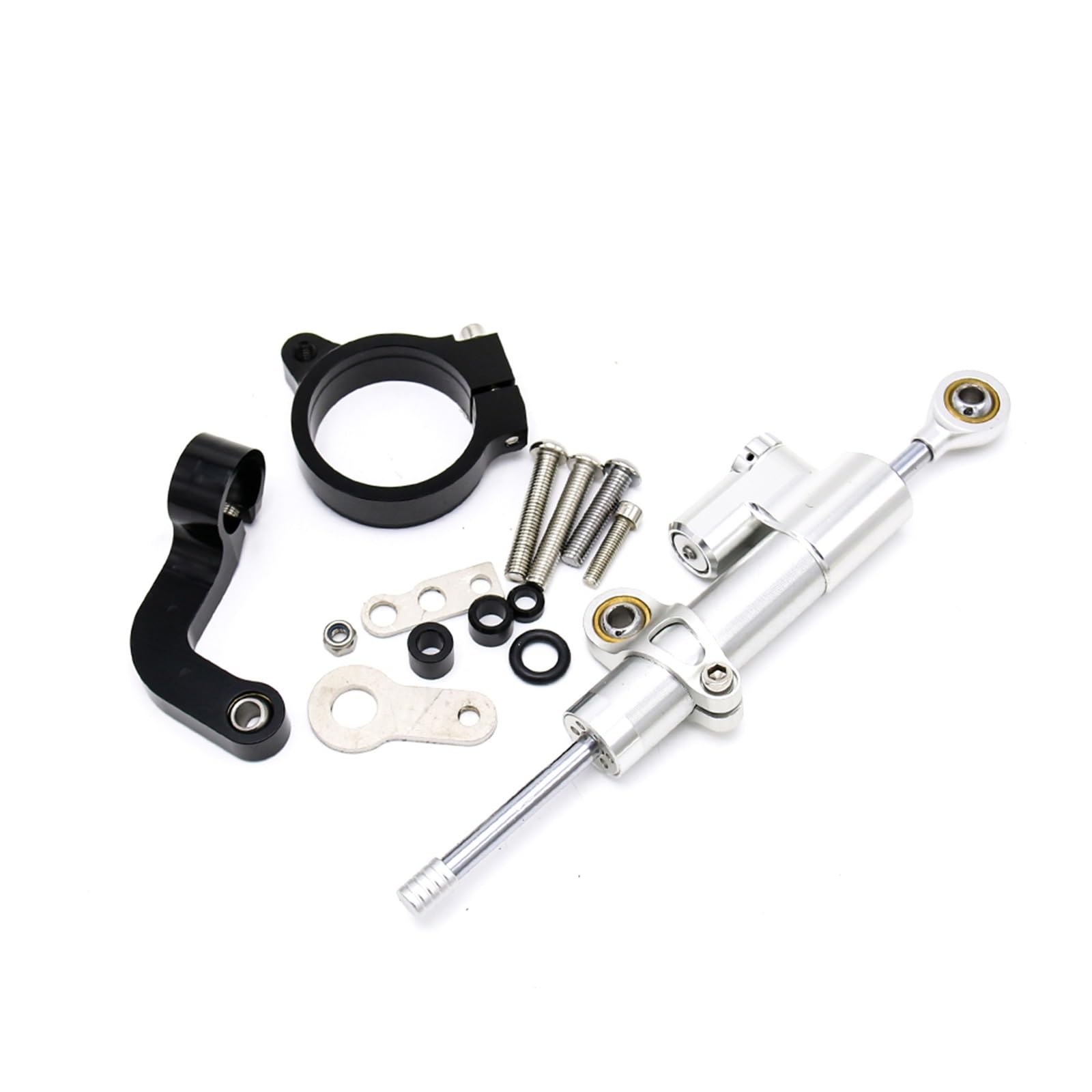 Dämpfer Lenkungsstabilisator Aluminiumlegierung Motorrad Lenkstabilisator Stoßdämpfer Halterung Kit Für R1200GS LC 2013-2017 Für GS1200 2016 Lenkungsdämpfer Motorräder Assy(Type-D) von ATGQBCF