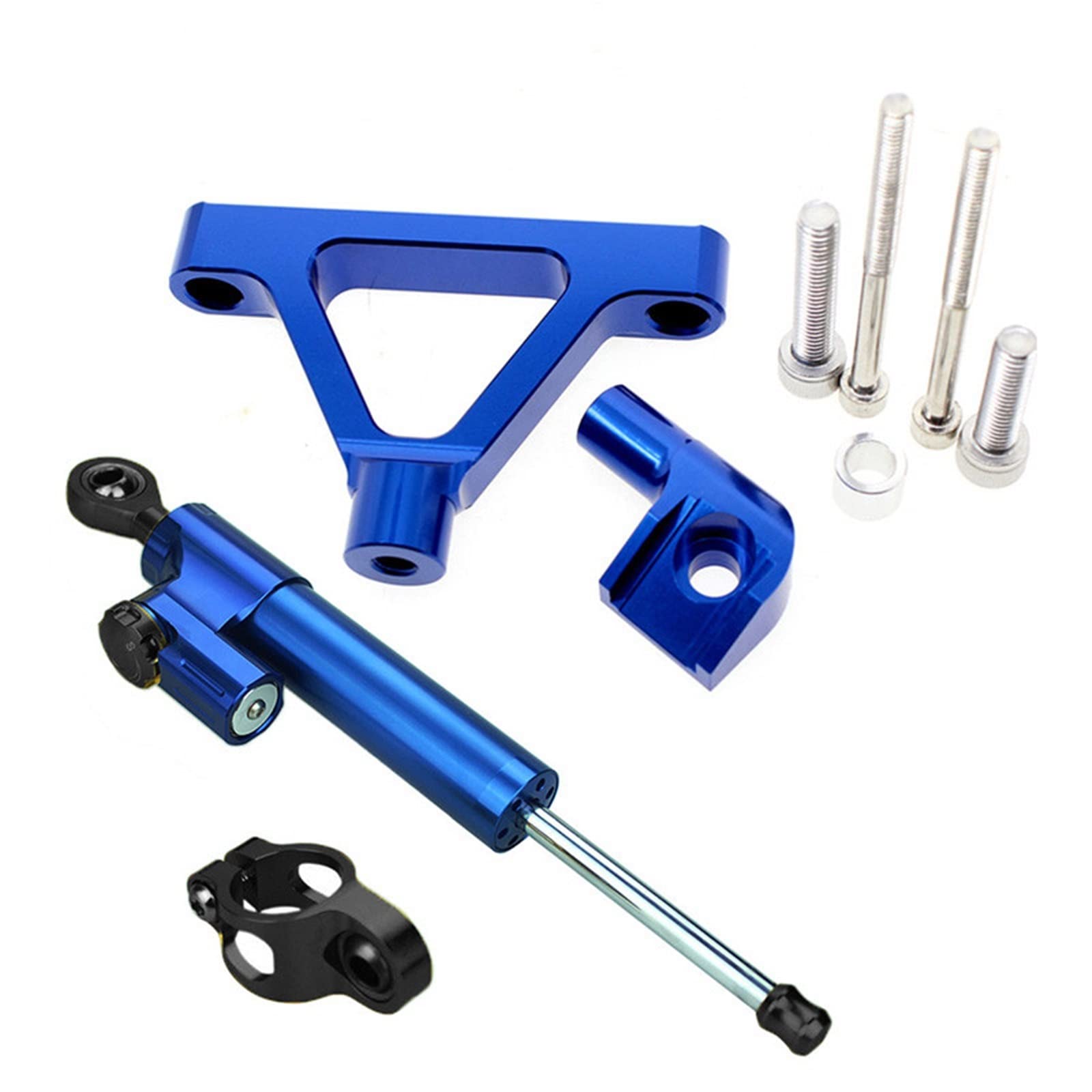 Dämpfer Lenkungsstabilisator CNC Aluminium Motorrad Einstellbare Lenkung Stabilisator Dämpfer Halterung Montage Kit Für Kawasaki Für Ninja Für ZX-10R ZX10R ZX 10R 2004 2005 Lenkungsdämpfer Motorräder von ATGQBCF