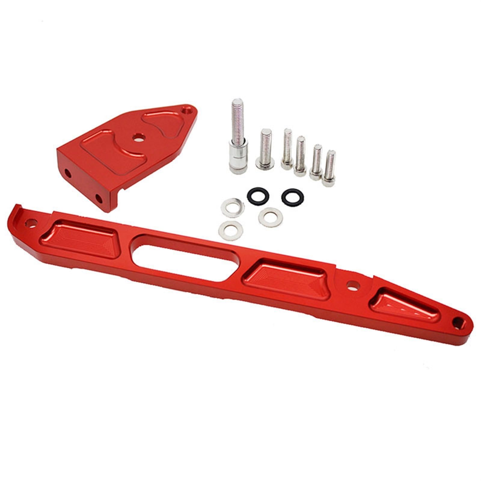 Dämpfer Lenkungsstabilisator CNC Aluminium Motorrad Lenkungsdämpfer Stabilisator Halterung Montage Unterstützung Kit Halter Für XJR1300 Für XJR 1300 2002-2015 Lenkungsdämpfer Motorräder Assy(Red) von ATGQBCF