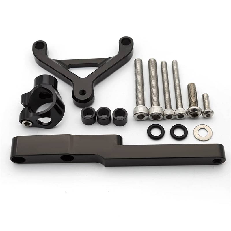 Dämpfer Lenkungsstabilisator CNC Motorrad Aluminium Lenkungsdämpfer Stabilisieren Für CB1000R 2008-2016 2015 2014 2013 2012 Halterung Unterstützung Montage Kit Lenkungsdämpfer Motorräder Assy(C1) von ATGQBCF