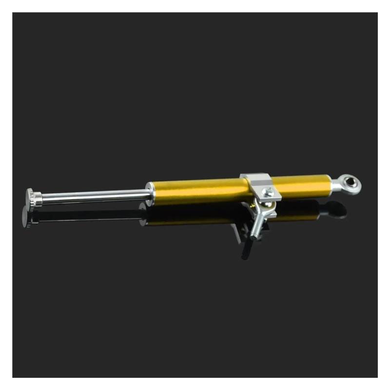 Dämpfer Lenkungsstabilisator Dämpfer Lenkrad Stabilisator Motorrad Lenkung Für Motorrad Street Bike Zubehör Professionelle Lenkungsdämpfer Motorräder Assy(Gold) von ATGQBCF