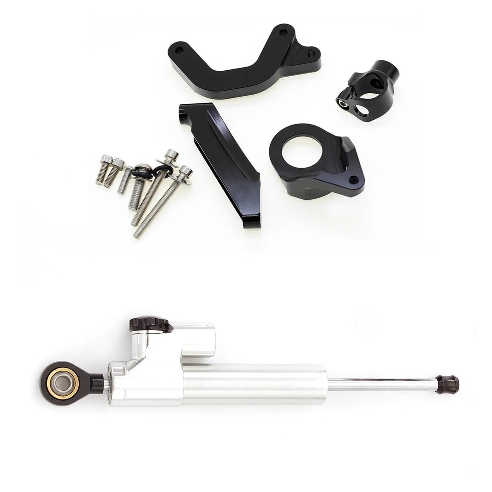 Dämpfer Lenkungsstabilisator Dämpfer Montage Halterung Kit Motorrad Lenkung Stabilisator Für Suzuki Für GSXR 1000 Für GSXR1000 K9 2009 2010 2011 2012 2013 2014 2015 Lenkungsdämpfer Motorräder Assy(Dam von ATGQBCF