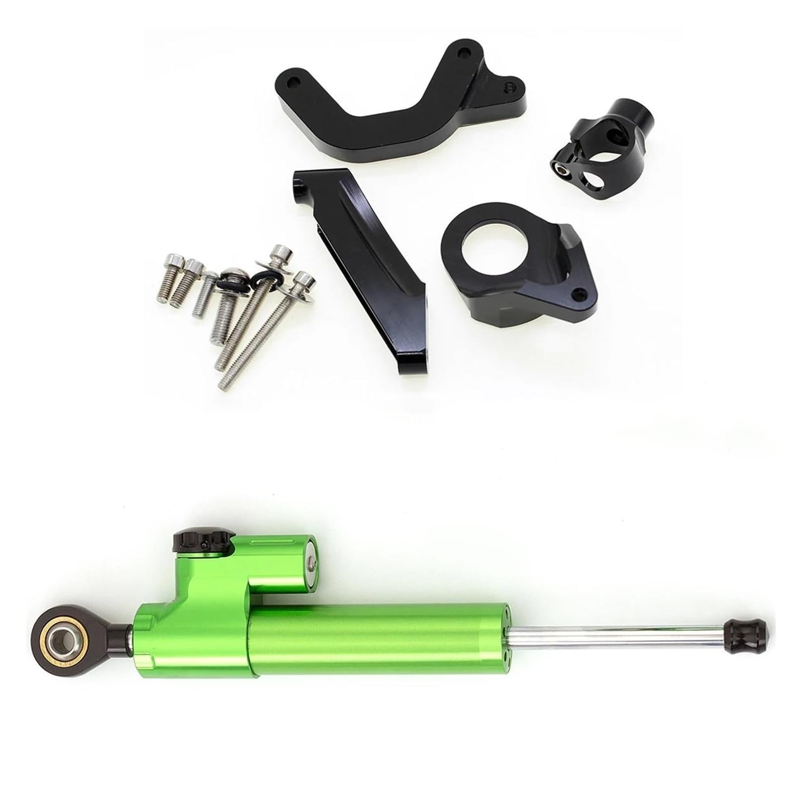 Dämpfer Lenkungsstabilisator Dämpfer Montage Halterung Kit Motorrad Lenkung Stabilisator Für Suzuki Für GSXR 1000 Für GSXR1000 K9 2009 2010 2011 2012 2013 2014 2015 Lenkungsdämpfer Motorräder Assy(Dam von ATGQBCF