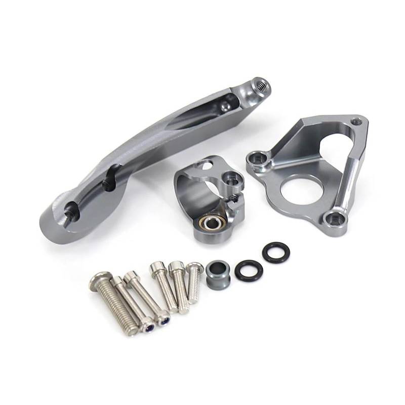 Dämpfer Lenkungsstabilisator Für CBR600RR 2007-2016 Dämpfer Unterstützung Kit Motorrad Stabilisator Lenkung Dämpfer Halterung Mount Kit Lenkungsdämpfer Motorräder Assy(Titanium) von ATGQBCF