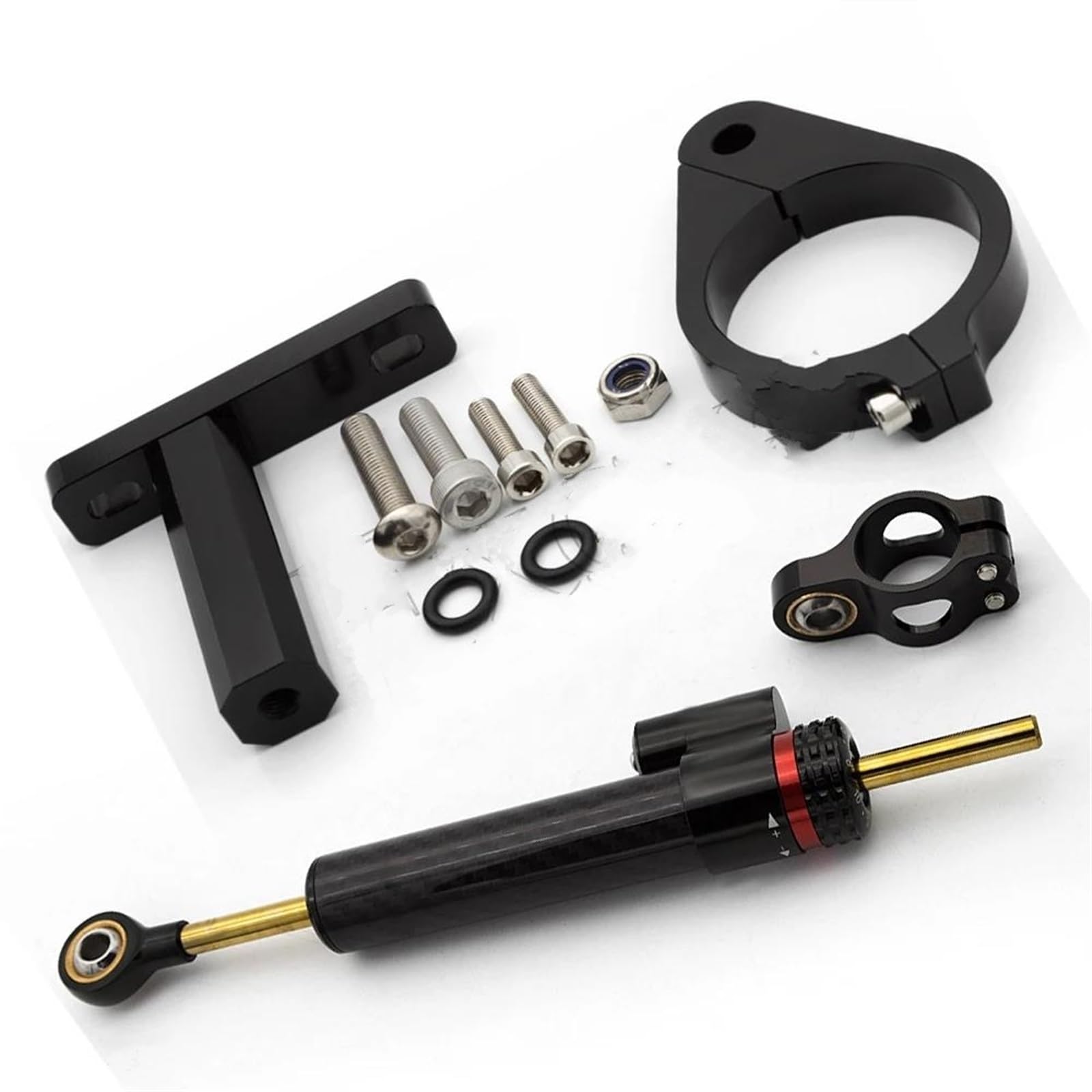 Dämpfer Lenkungsstabilisator Für CFMOTO CF650 GT CNC Lenkungsdämpfer Motorrad Stabilisieren Dämpfer Halterung Montage Kit Lenkungsdämpfer Motorräder Assy(B) von ATGQBCF