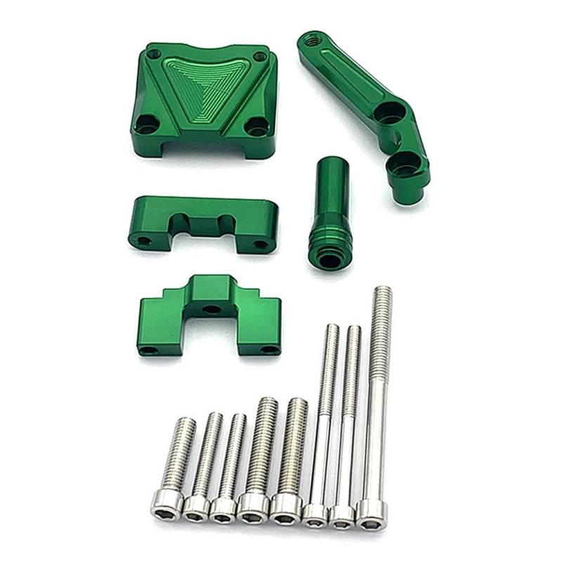 Dämpfer Lenkungsstabilisator Für Kawasaki Für Ninja 300 Für NINJA300 Für EX300 2013-2017 2014 2015 CNC Lenkung Dämpfer Stabilisator Und Titan Halterung Montage Lenkungsdämpfer Motorräder Assy(Type-C) von ATGQBCF