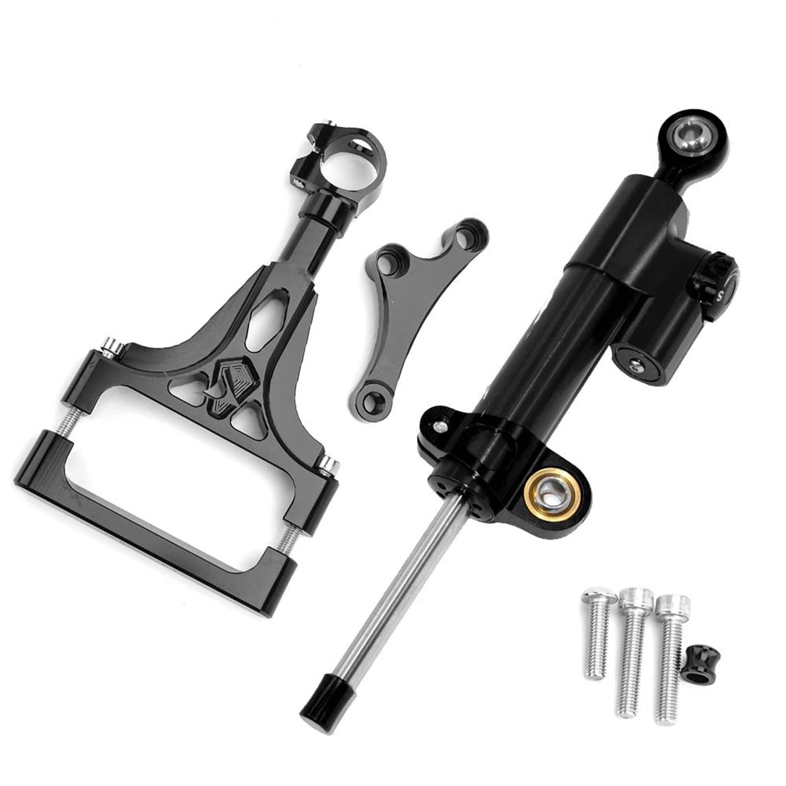 Dämpfer Lenkungsstabilisator Für Kawasaki Für Z750R 2011 2012 Z750 2003-2012 Z1000 2003-2009 Motorrad Lenkung Stabilisieren Dämpfer Halterung Montieren Lenkungsdämpfer Motorräder Assy von ATGQBCF