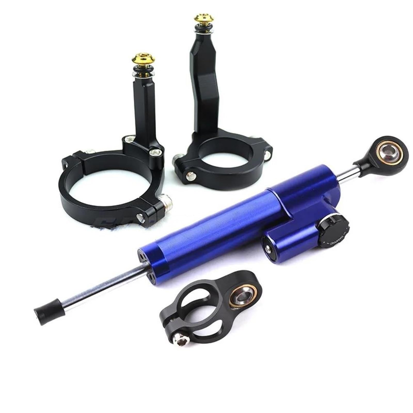 Dämpfer Lenkungsstabilisator Für Kawasaki Für ZX4R Zx4rr Für NIANJA 4RR /SE ZX-4R RR 2023 Motorrad CNC Stabilisator Dämpfer Komplette Lenkung Montage Halterung Lenkungsdämpfer Motorräder Assy(Type F) von ATGQBCF