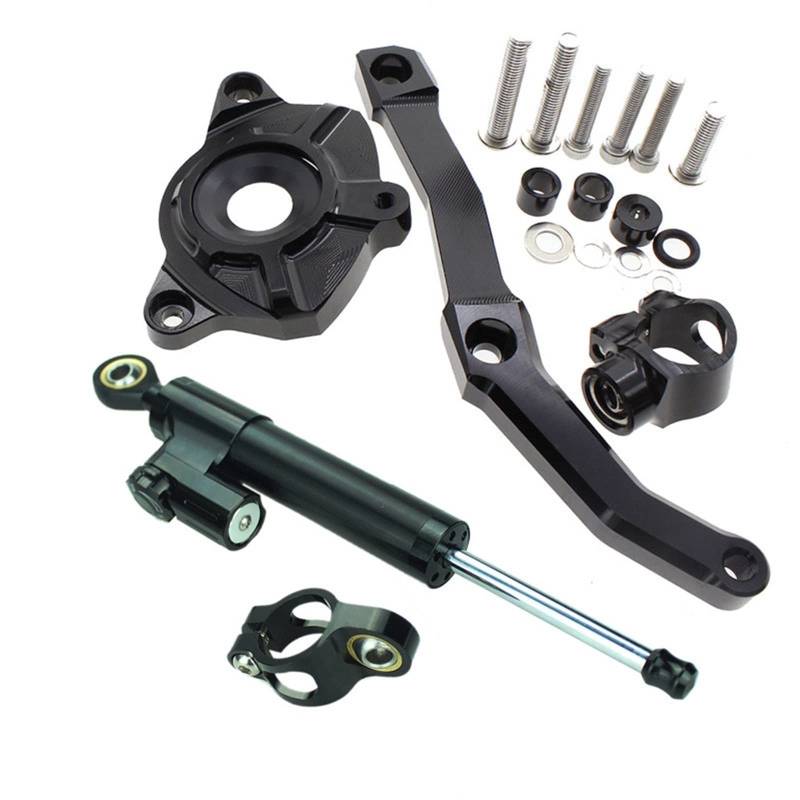 Dämpfer Lenkungsstabilisator Für Kawasaki Z1000 2010 2011 2012 2013 Lenkungsdämpfer Stabilisieren Den CNC-Motorrad-Dämpferhalterungs-Montagesatz Lenkungsdämpfer Motorräder Assy(O) von ATGQBCF