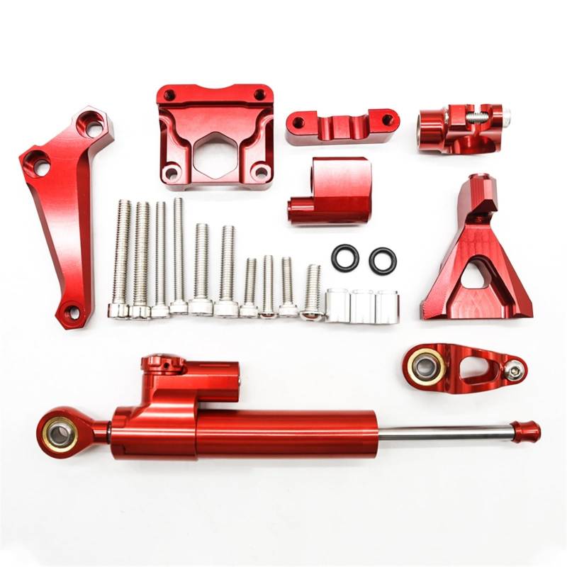 Dämpfer Lenkungsstabilisator Für Kawasaki Z300 Z250 2015-2016 Aluminium Motorrad Dämpfer Lenkung Stabilisieren Halterung Montage Kit Lenkungsdämpfer Motorräder Assy(K) von ATGQBCF