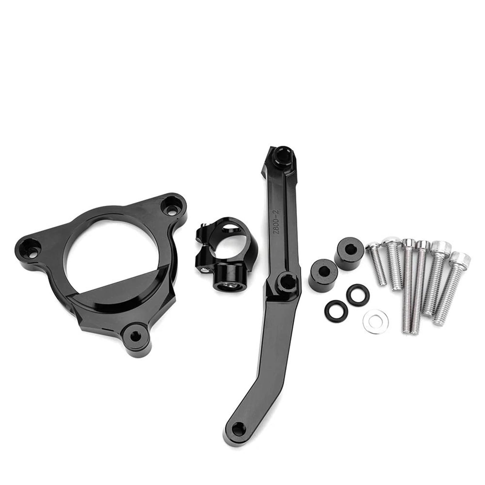 Dämpfer Lenkungsstabilisator Für Kawasaki ZZR1400 ZX14 2006-2016 Motorrad CNC Lenkungsdämpfer Halterung Kit Halter Stoßdämpfer Richtung Dämpfung Halterung Lenkungsdämpfer Motorräder Assy(I) von ATGQBCF