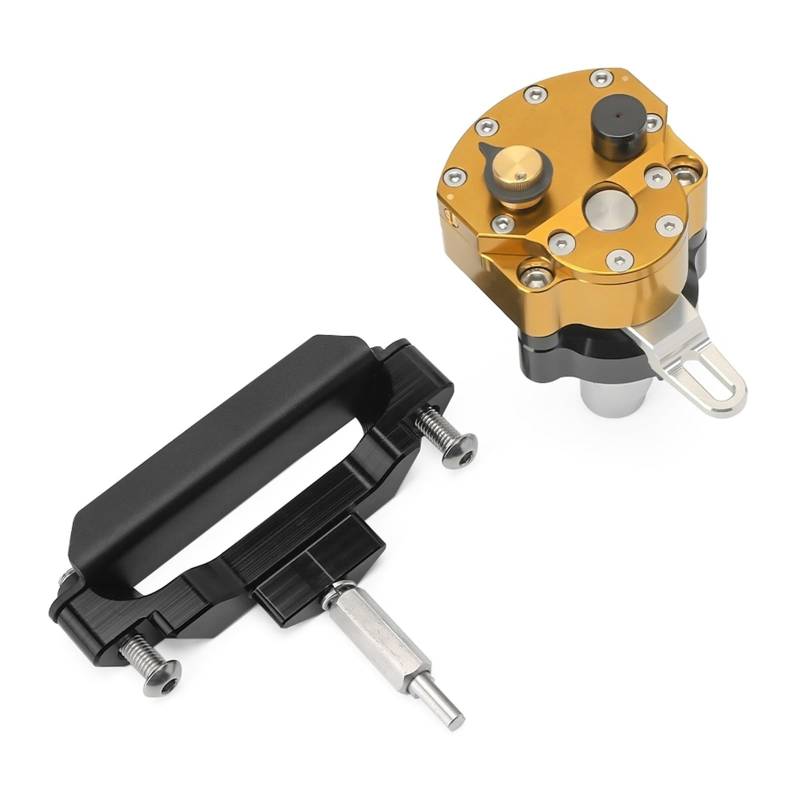 Dämpfer Lenkungsstabilisator Für Ninja Für ZX 4R/4RR/25R Für ZX-4R ZX-25R Für ZX4R ZX25R Umgekehrt Sicherheit Control Lenkung Dämpfer Stabilisator W/Halterung Lenkungsdämpfer Motorräder Assy von ATGQBCF