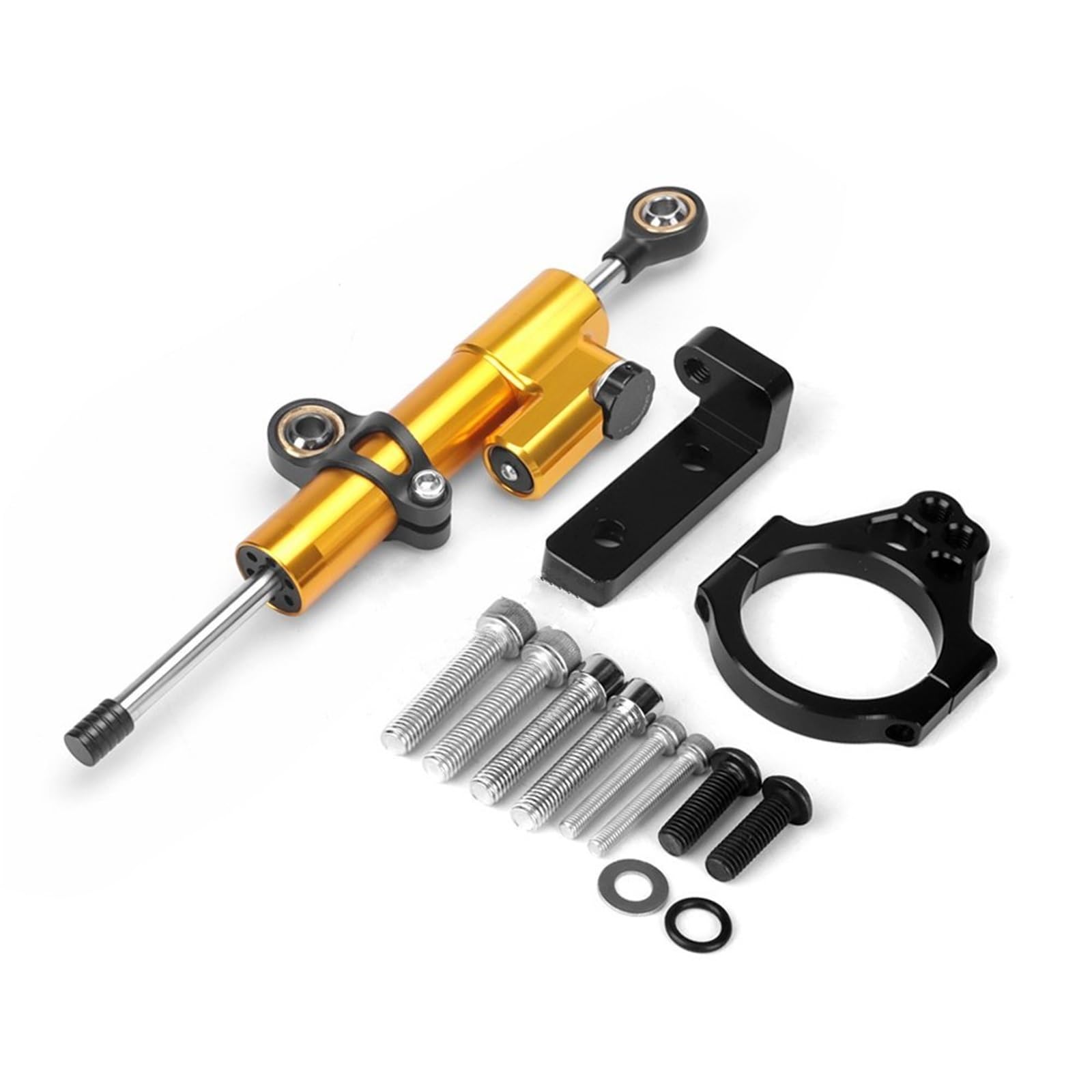 Dämpfer Lenkungsstabilisator Für QJ Motor Für SRK 800RR Für QJMOTOR Für SRK800RR Motorrad Stabilisator Lenkung Dämpfer Halterung Montage Kit Unterstützung Zubehör Lenkungsdämpfer Motorräder Assy(Type- von ATGQBCF