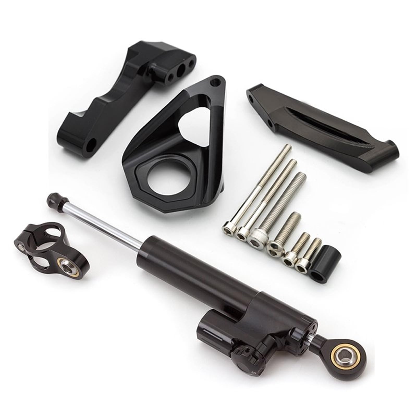 Dämpfer Lenkungsstabilisator Für Suzuki Für GSX-R600 Für GSXR 600 750 2001 2002 2003 2004 2005 Motorrad Stabilisator Lenkung Dämpfer Montage Halterung Unterstützung Kit Lenkungsdämpfer Motorräder Assy von ATGQBCF