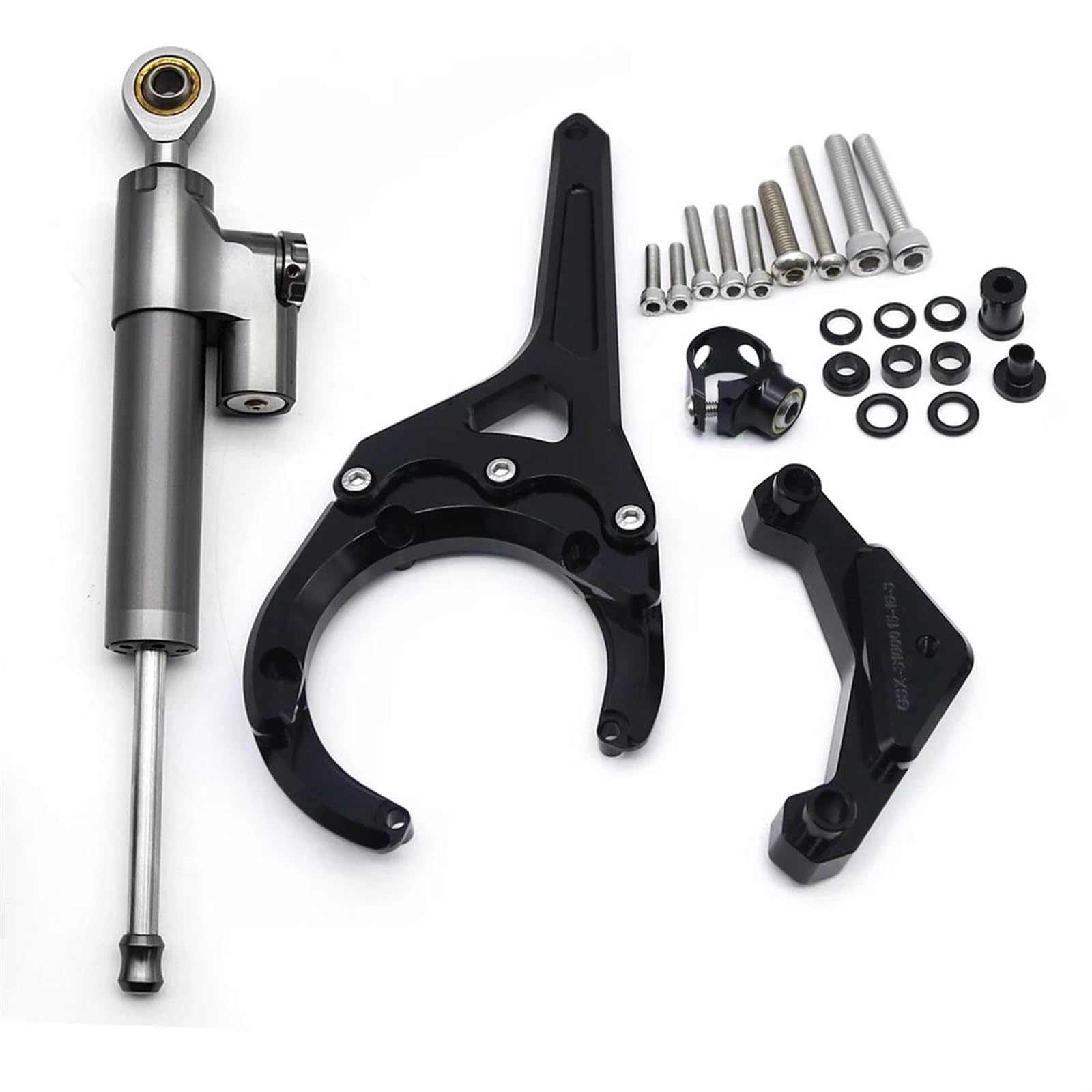 Dämpfer Lenkungsstabilisator Für Suzuki Für GSX-S 1000/F 2016-2024 Lenkungsdämpfer Stabilisator Halterung Unterstützung Kit Lenkungsdämpfer Motorräder Assy(Damper n Bracket C) von ATGQBCF