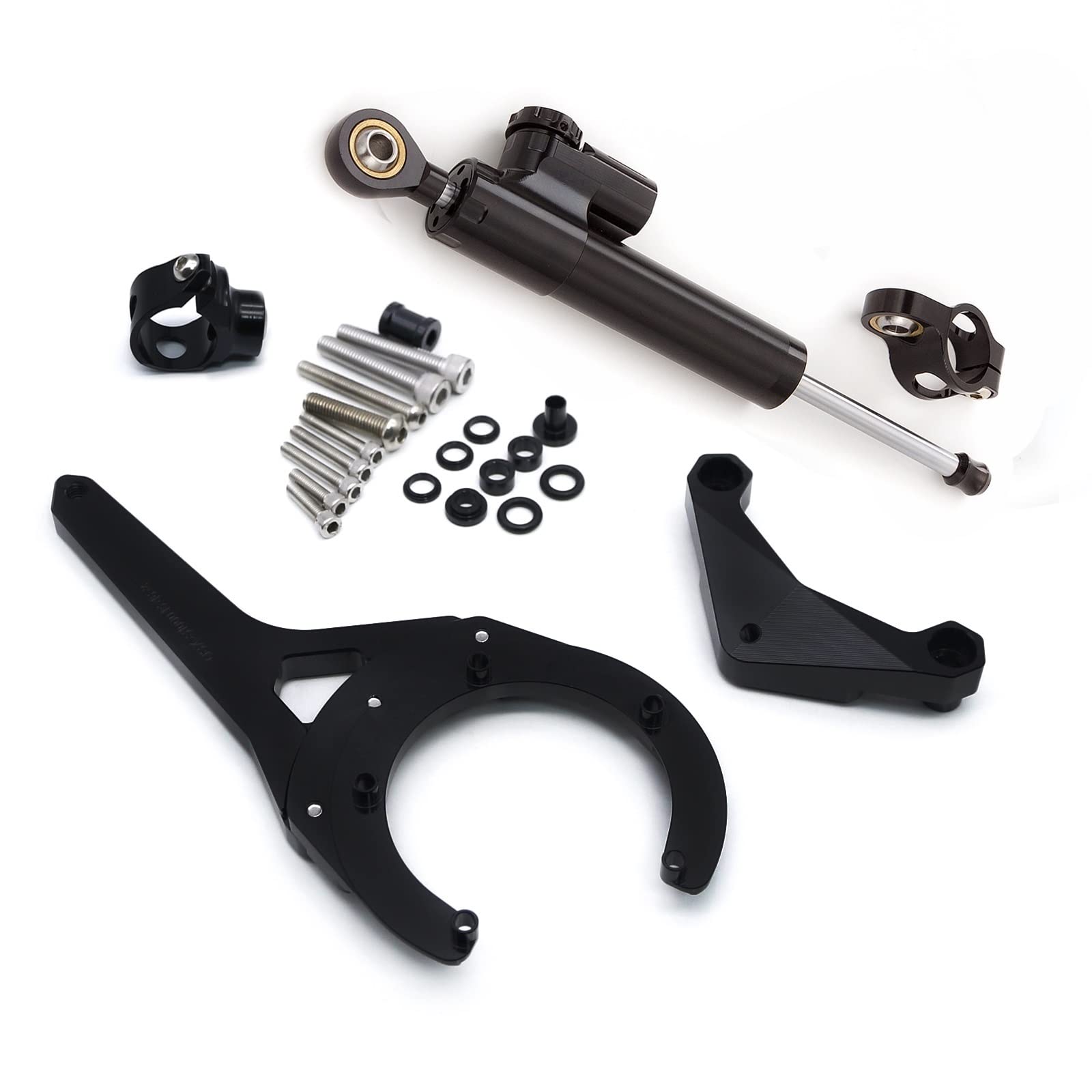 Dämpfer Lenkungsstabilisator Für Suzuki GSXS1000 2016-2020 2021 2022 Motorräder Lenkung Stabilisator Dämpfer Halterung Mount Kit Für GSX-S1000 GSXS 1000F/G Lenkungsdämpfer Motorräder Assy(H) von ATGQBCF