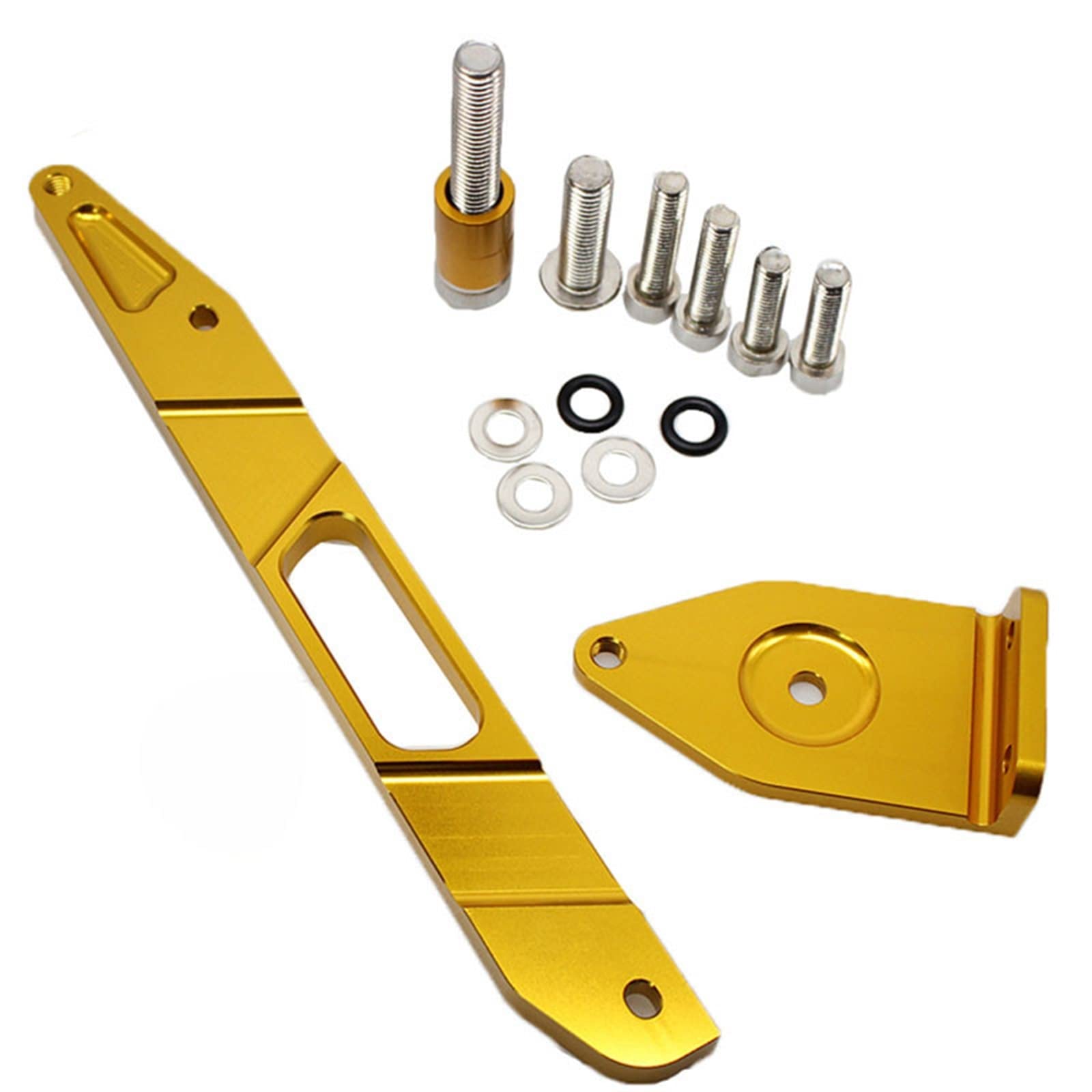 Dämpfer Lenkungsstabilisator Für XJR 1300 XJR1300 2002-2015 Motorrad Aluminium Lenkung Stabilisator Dämpfer Halterung Montage Kit Lenkungsdämpfer Motorräder Assy(C) von ATGQBCF