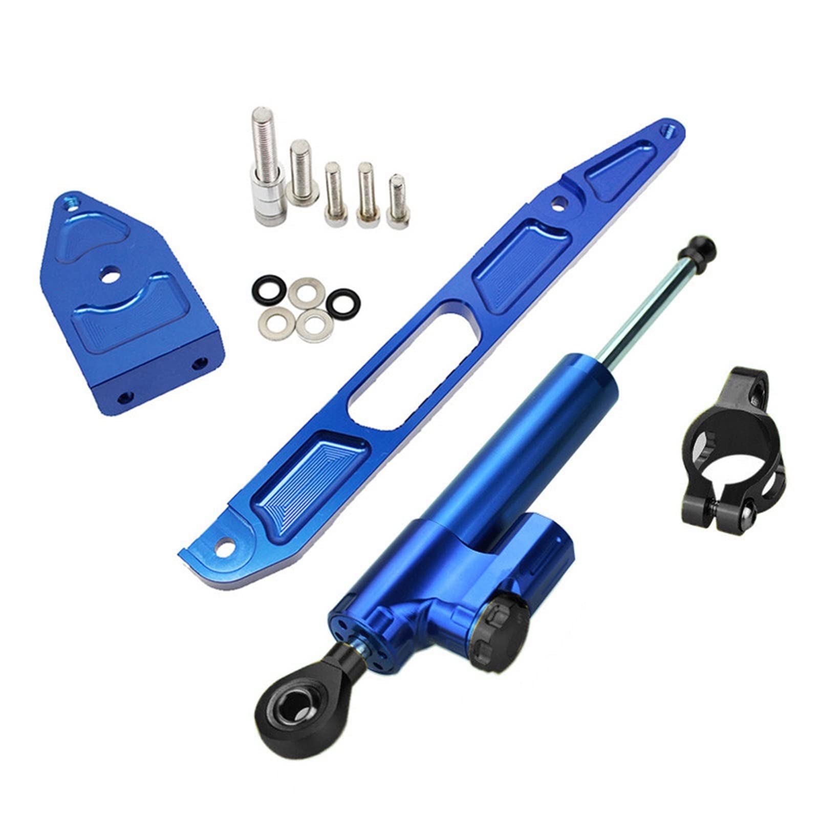 Dämpfer Lenkungsstabilisator Für XJR1300 1998-2015 2014 2013 2012 2011 Lenkstabilisator Motorrad Aluminium Dämpfer Halterung Montage Kit Für XJR 1300 Lenkungsdämpfer Motorräder Assy(Q) von ATGQBCF