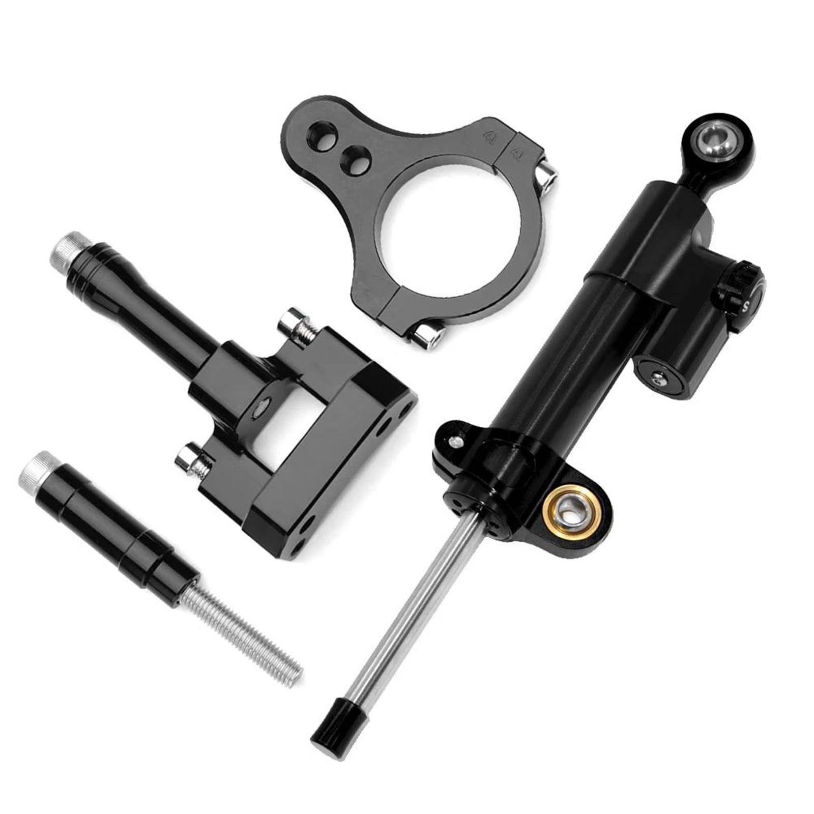 Dämpfer Lenkungsstabilisator Für YAM&AHA R3 YZF R3 2013 2014-2018 Motorrad Dämpfer Lenkung Stabilisieren Sicherheitssteuerung Mit Montagehalter Lenkungsdämpfer Motorräder Assy(C) von ATGQBCF