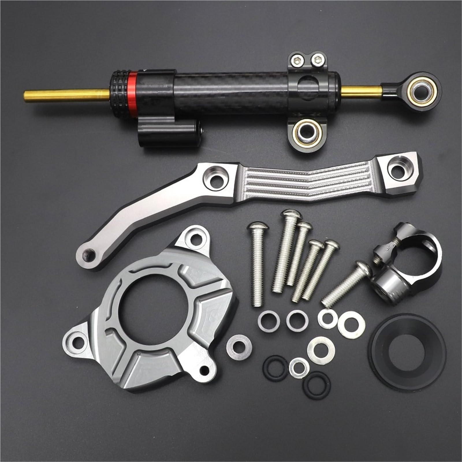 Dämpfer Lenkungsstabilisator Motorrad Aluminium Lenkstabilisator Dämpfer Halterung Kit Für Kawasaki Für Z1000 2010 2011 2012 2013 Lenkungsdämpfer Motorräder Assy(Type-N) von ATGQBCF