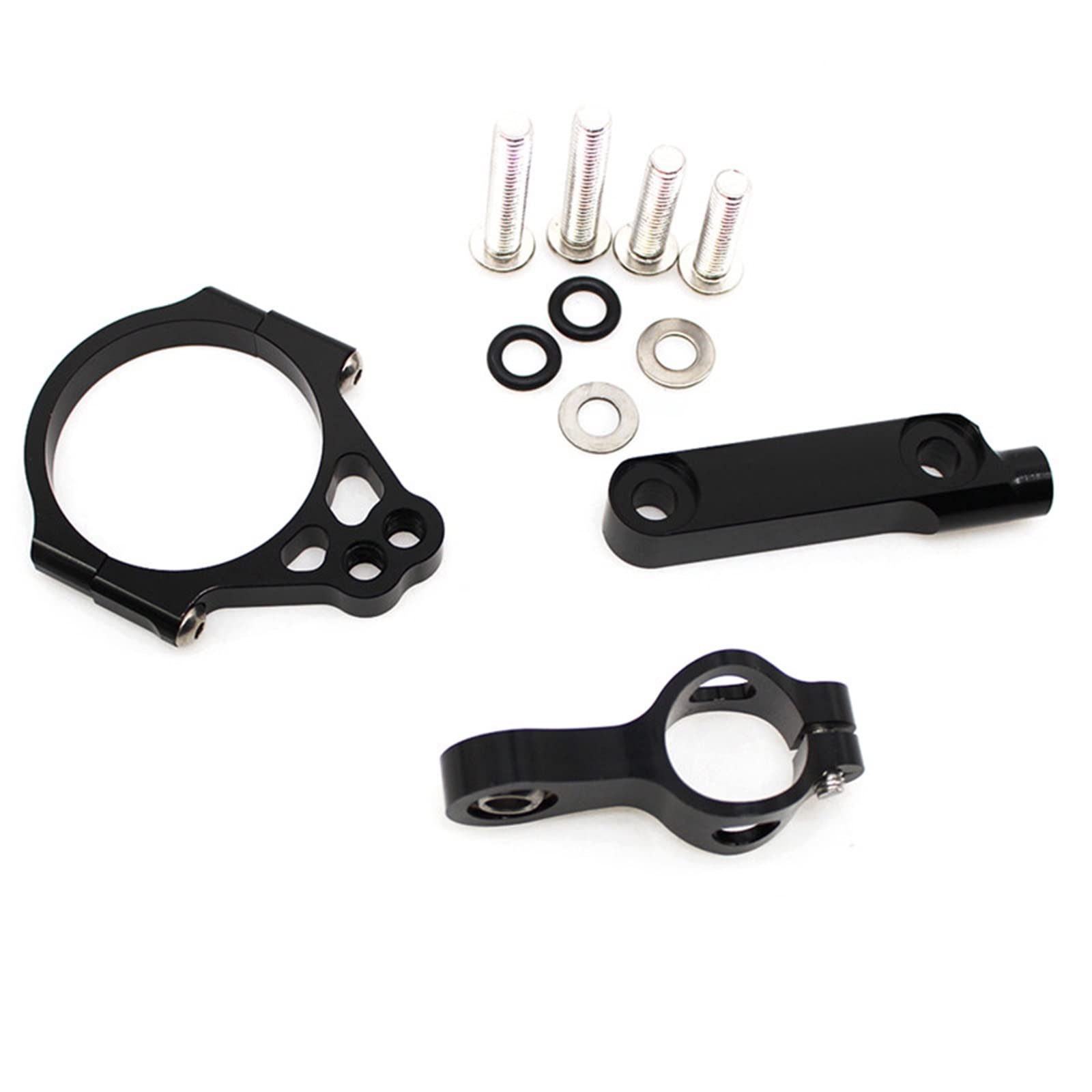 Dämpfer Lenkungsstabilisator Motorrad CNC Lenkungsdämpfer Stabilisieren Für Kawasaki 650 2015-2020 Dämpfer Halterung Montage Kit Lenkungsdämpfer Motorräder Assy(C1) von ATGQBCF