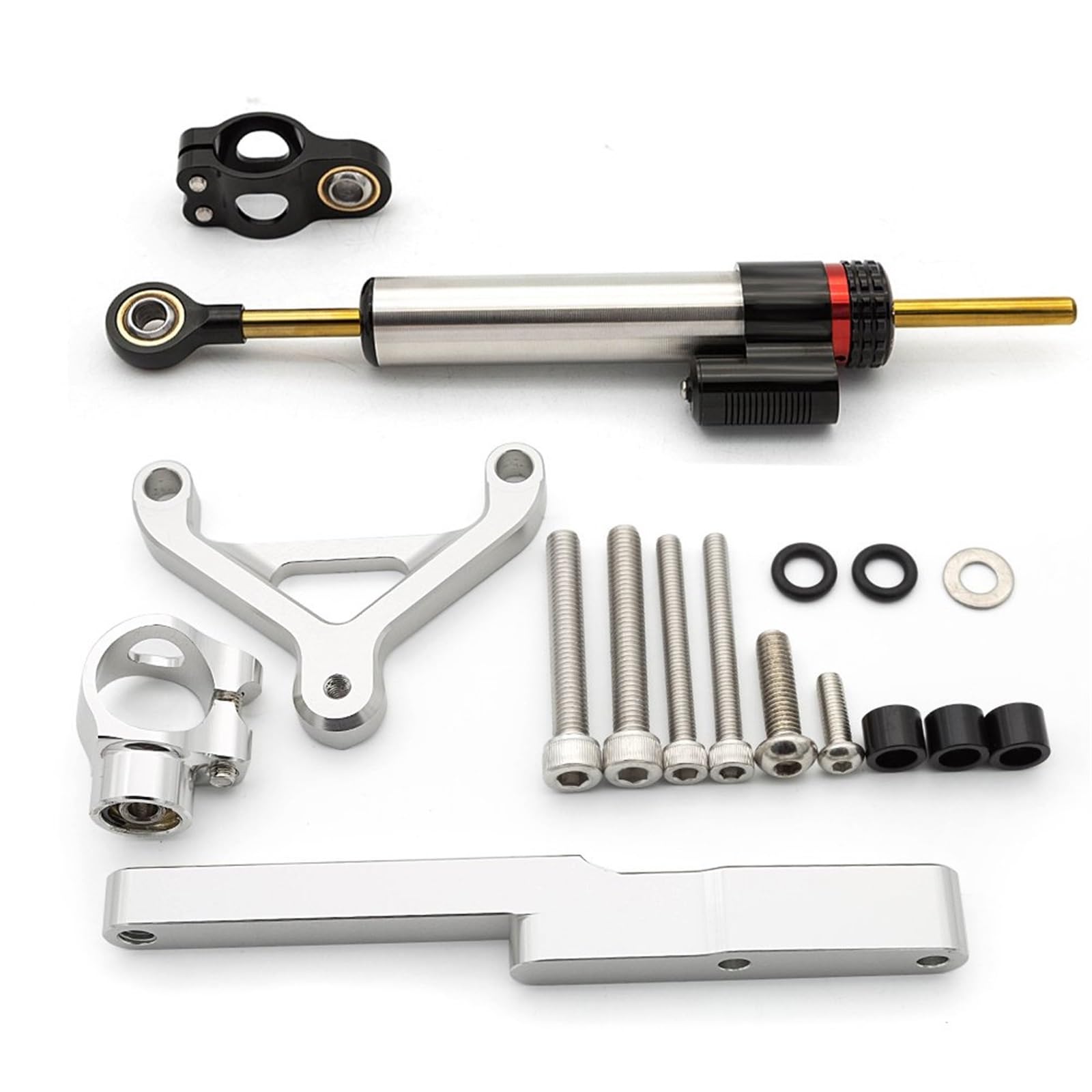 Dämpfer Lenkungsstabilisator Motorrad Dämpfer Lenkung Stabilisator Halterung Montage Kit Für CB1000R Für CB 1000 R 2008 2009 2010 2011 2012 2013 2014 2015 Lenkungsdämpfer Motorräder Assy(Damper n Brac von ATGQBCF