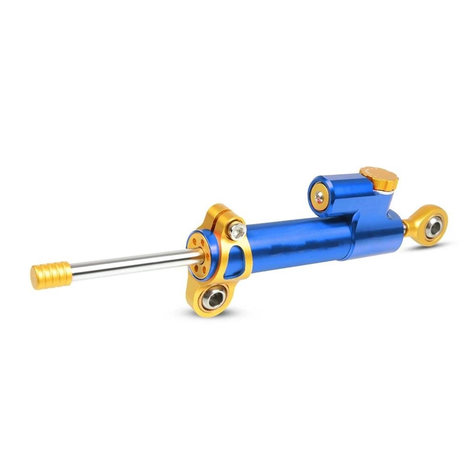 Dämpfer Lenkungsstabilisator Motorrad Dämpfer Lenkung Stabilisieren Sicherheit Control Für VFR800 2002-2017 Lenkungsdämpfer Motorräder Assy(Gold-Blue) von ATGQBCF