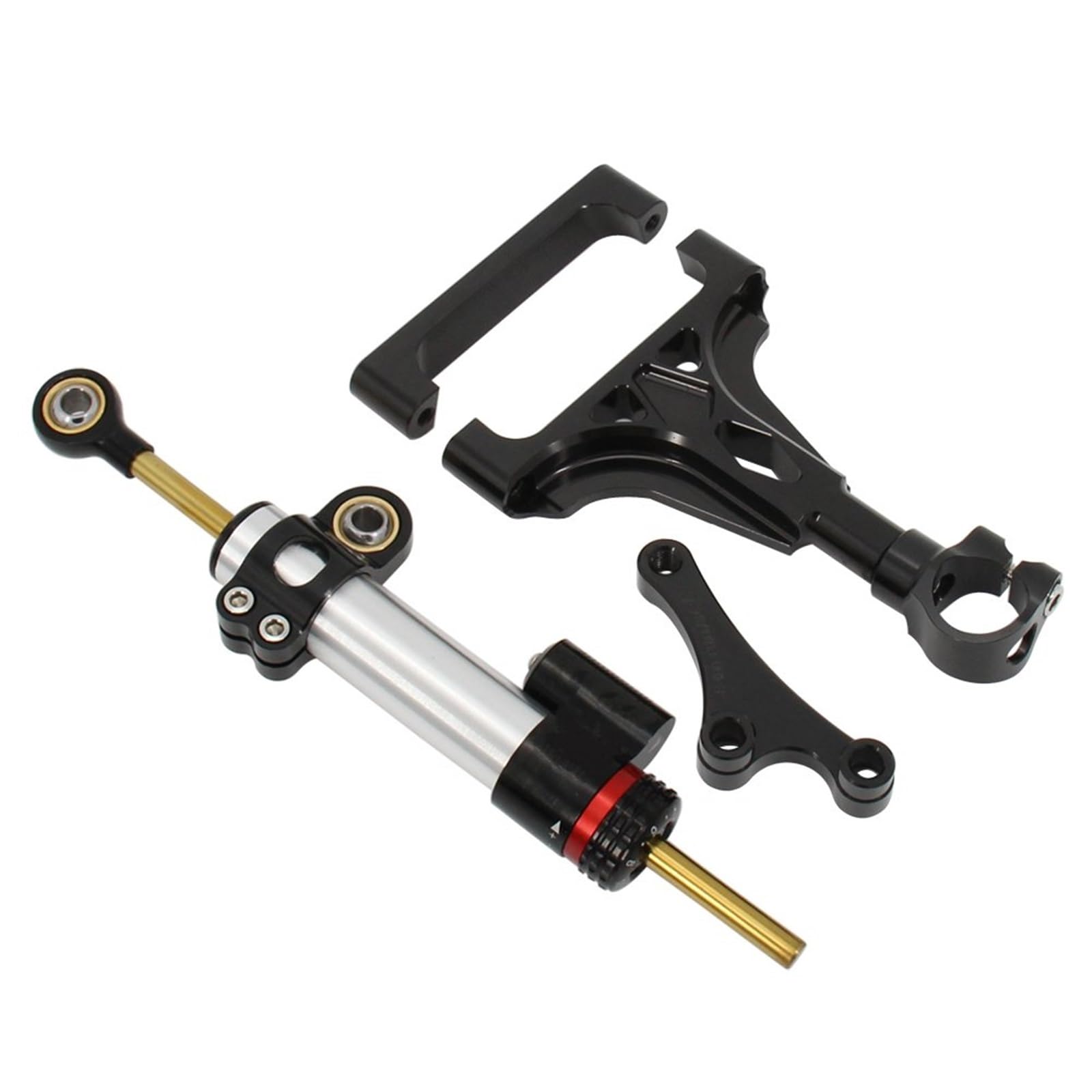 Dämpfer Lenkungsstabilisator Motorrad Einstellbare Lenkung Stabilisierung Stoßdämpfer Halterung Montage Unterstützung Kit Für KAWASAKI Für Z1000 Für Z750 2003-2009 Lenkungsdämpfer Motorräder Assy(Type von ATGQBCF