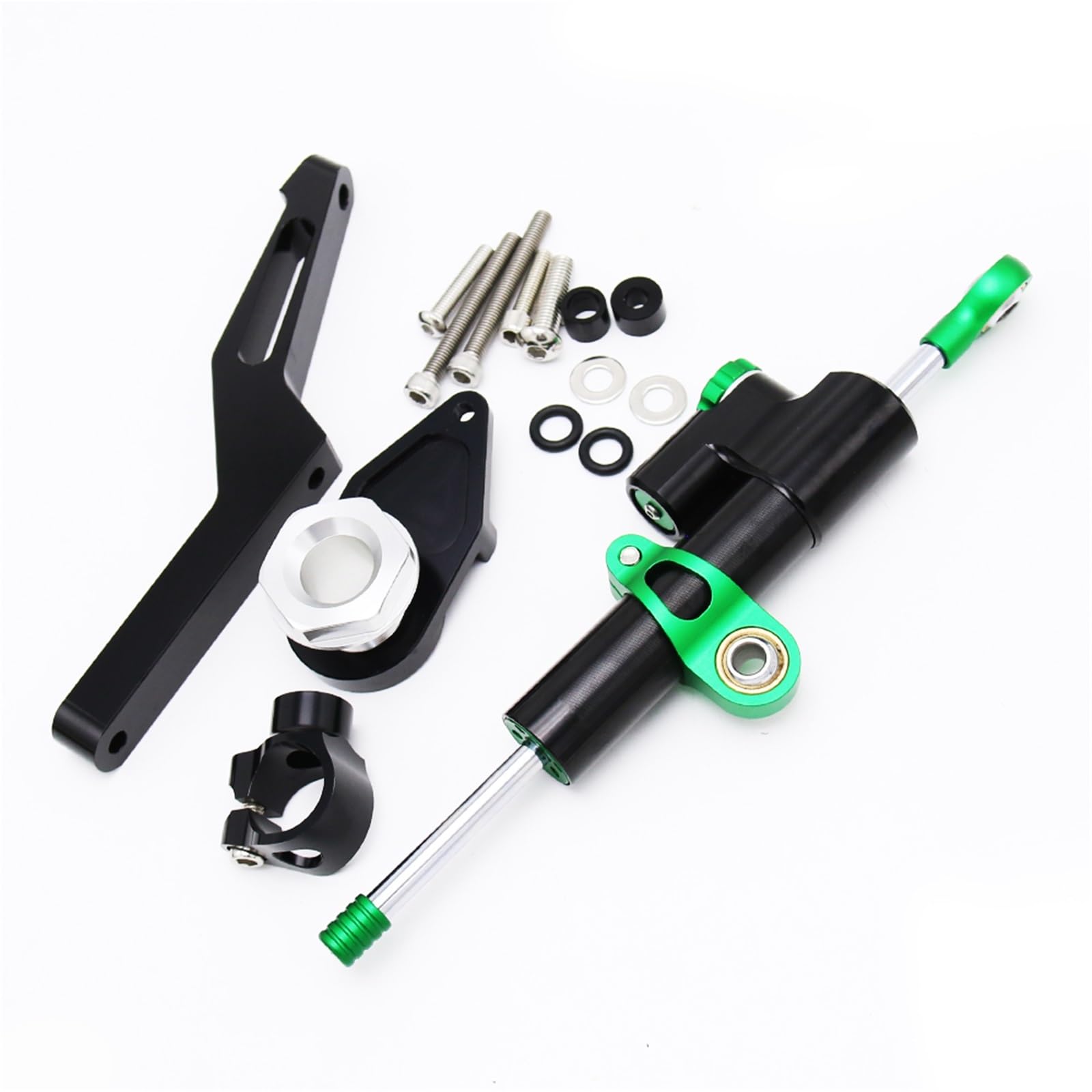 Dämpfer Lenkungsstabilisator Motorrad Lenkstabilisator Stoßdämpfer Halterung Kit Für Kawasaki Für ZX6R 2025-2024 Für ZX-6R 2009-2023 Lenkungsdämpfer Motorräder Assy(Type-A) von ATGQBCF