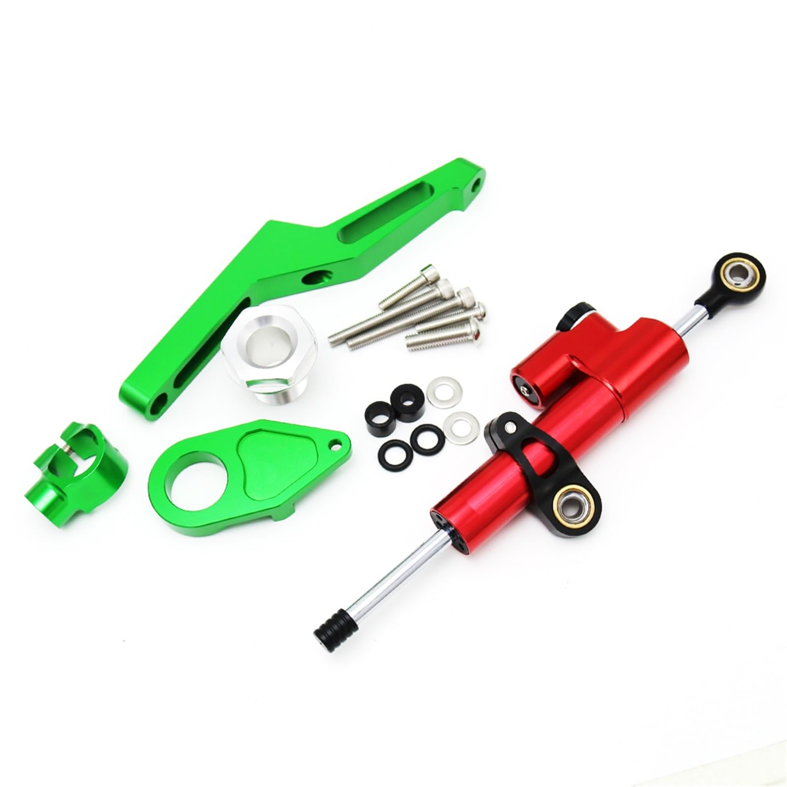 Dämpfer Lenkungsstabilisator Motorrad Lenkstabilisator Stoßdämpfer Halterung Kit Für Kawasaki Für ZX6R 2025-2024 Für ZX-6R 2009-2023 Lenkungsdämpfer Motorräder Assy(Type-E) von ATGQBCF